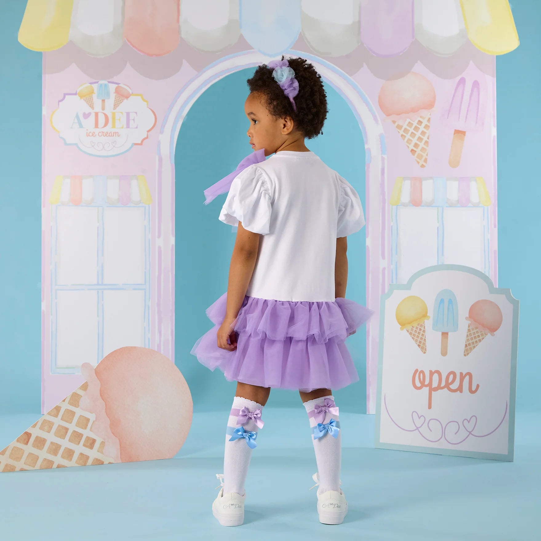 A DEE - Abito con tulle bambina