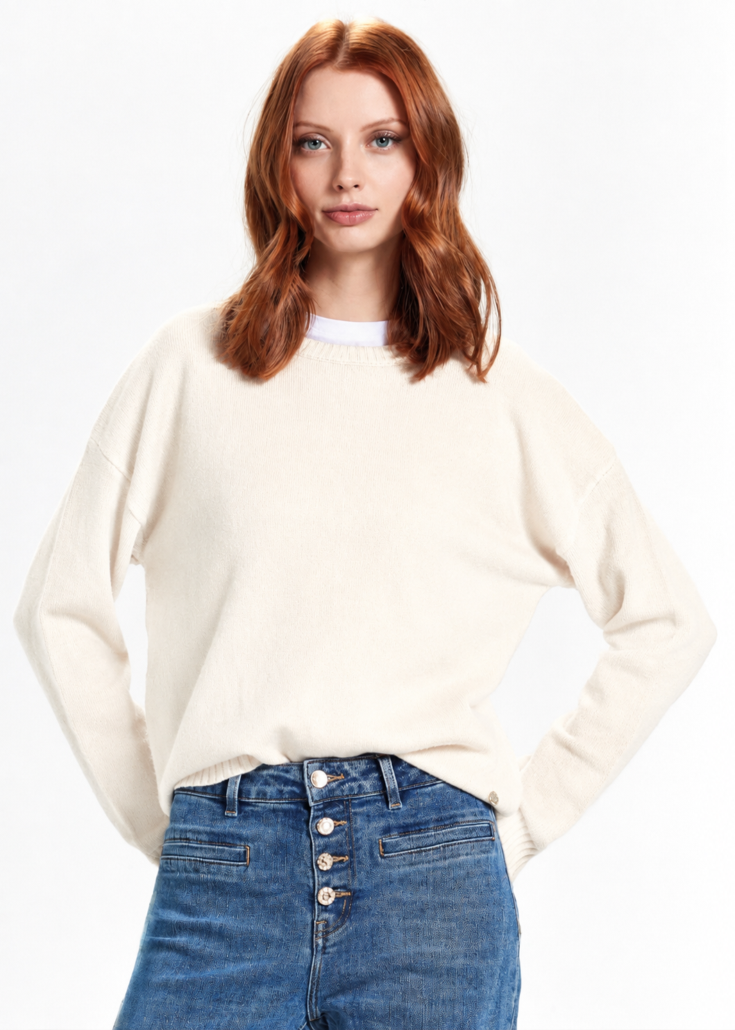 TAKE TWO - Maglia girocollo in viscosa donna