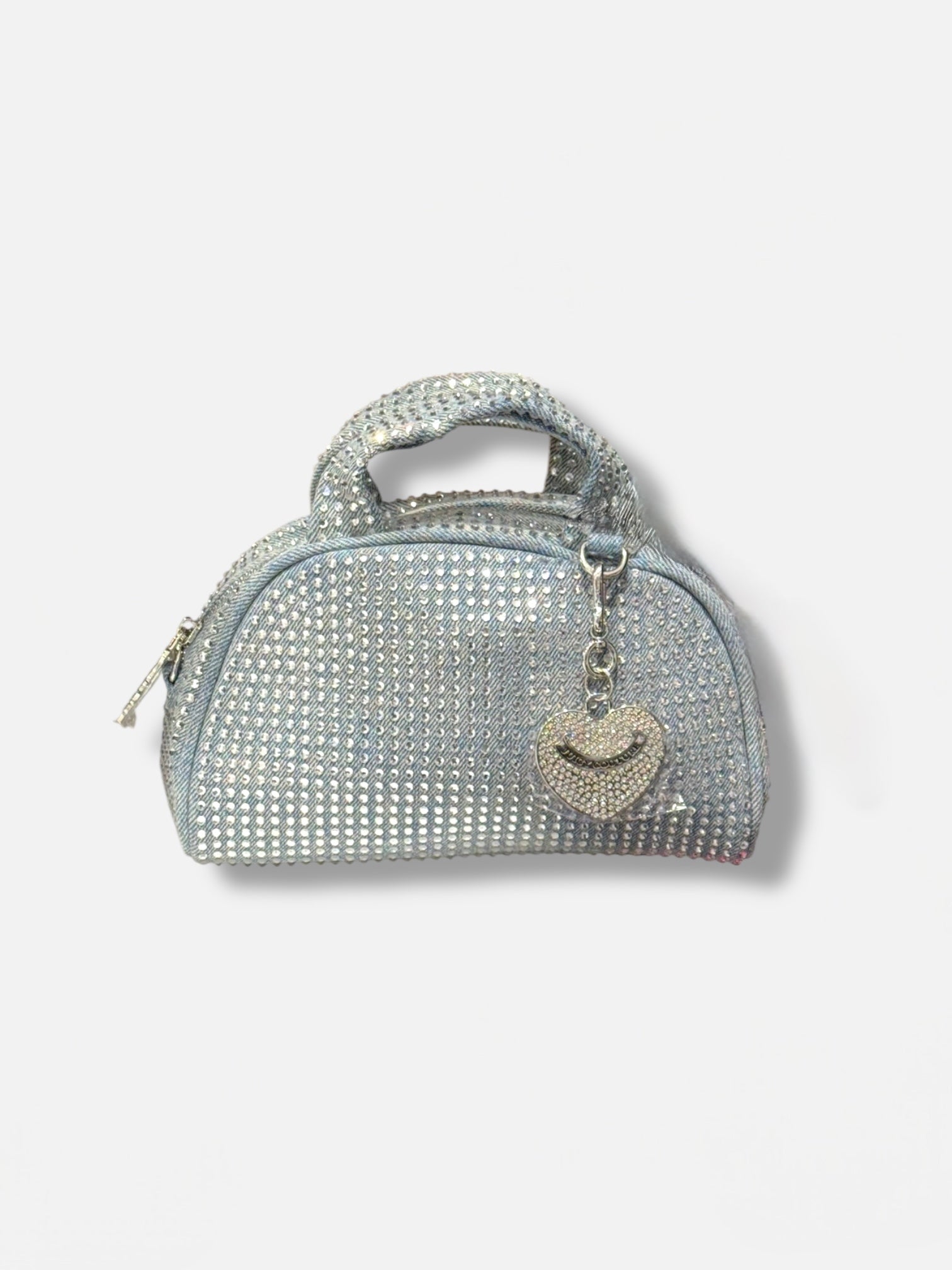 JUICY COUTURE - Borsa IRIS in denim ricoperta di strass