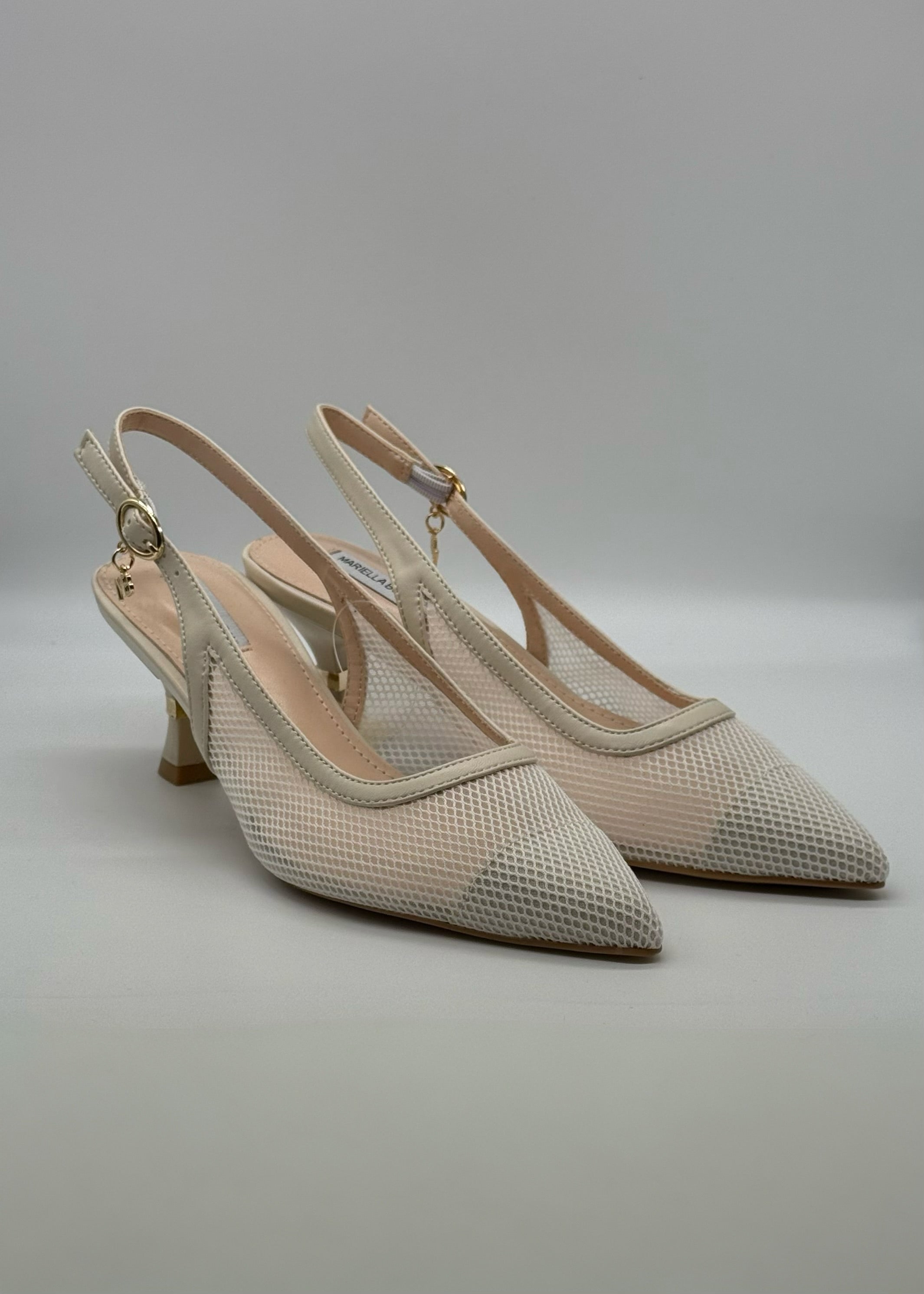 MARIELLA BURANI - Scarpa elegante a rete beige donna