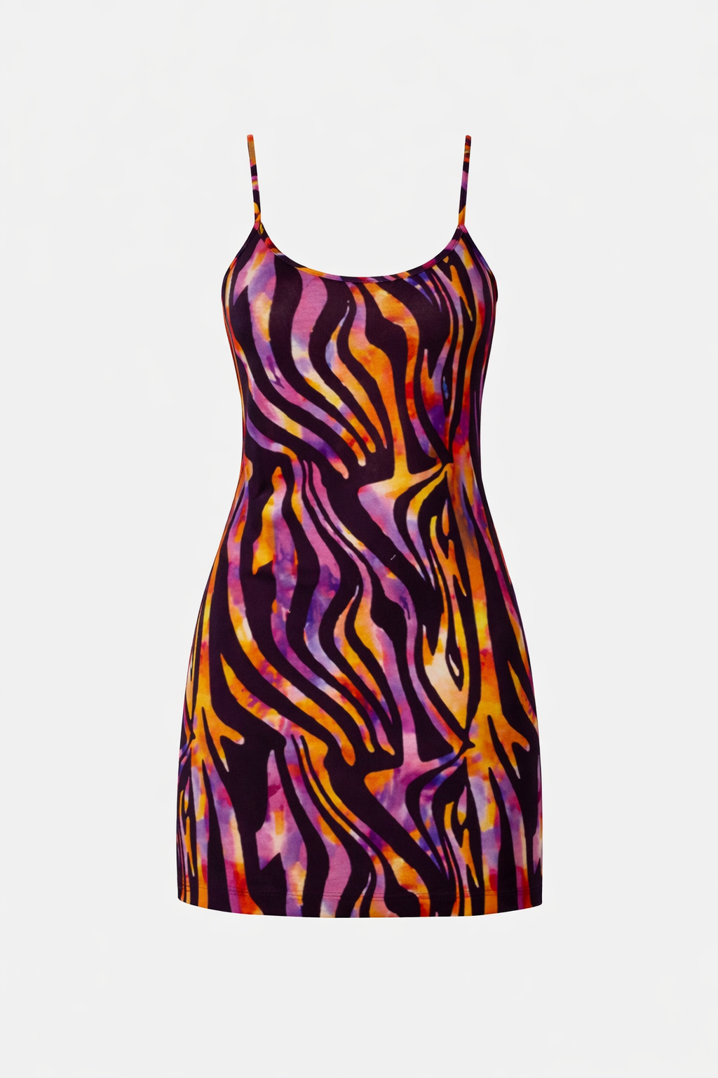4GIVENESS - Vestito corto HYPNOTIC ZEBRA donna