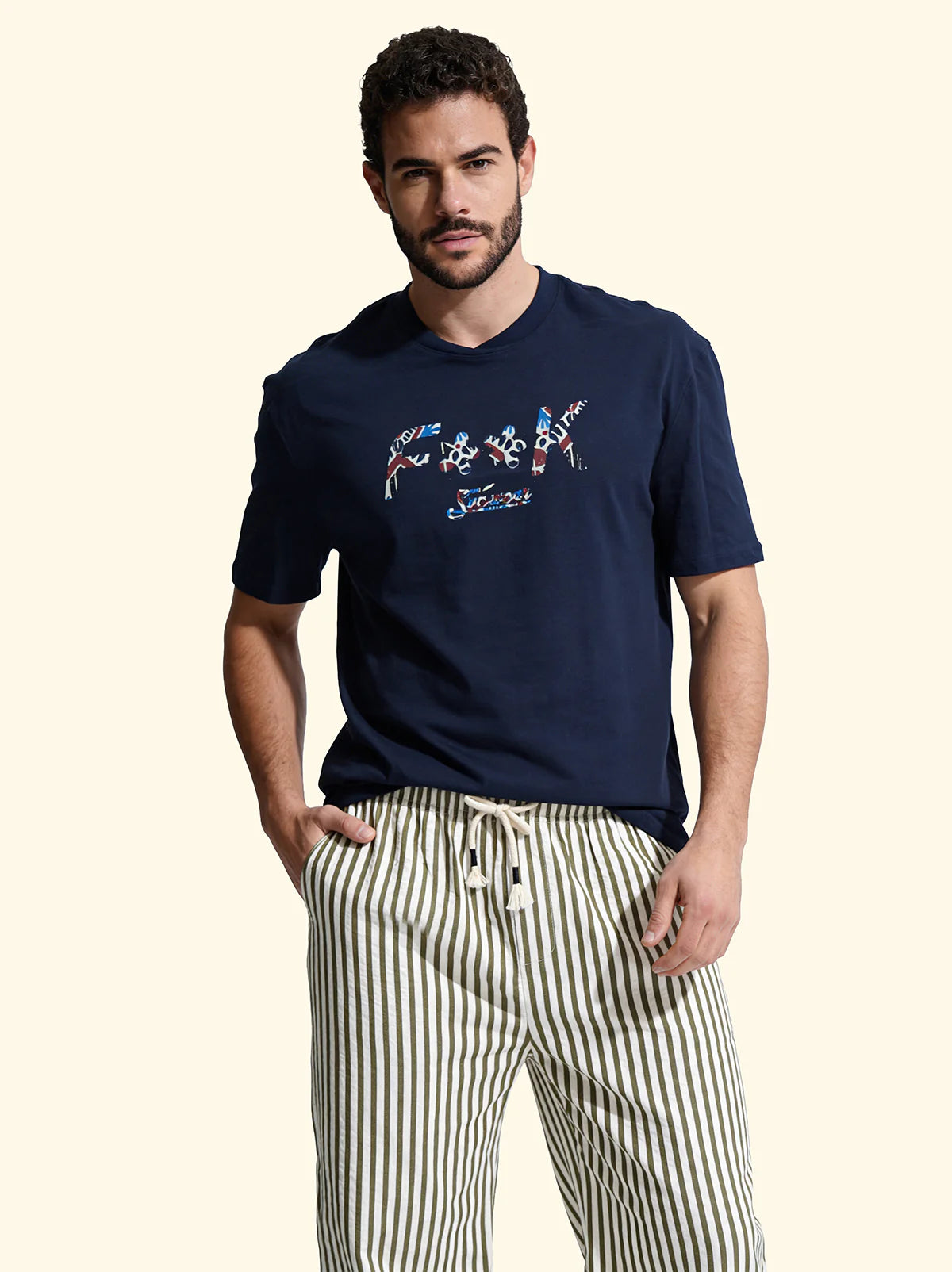 F**K - T-shirt con logo uomo