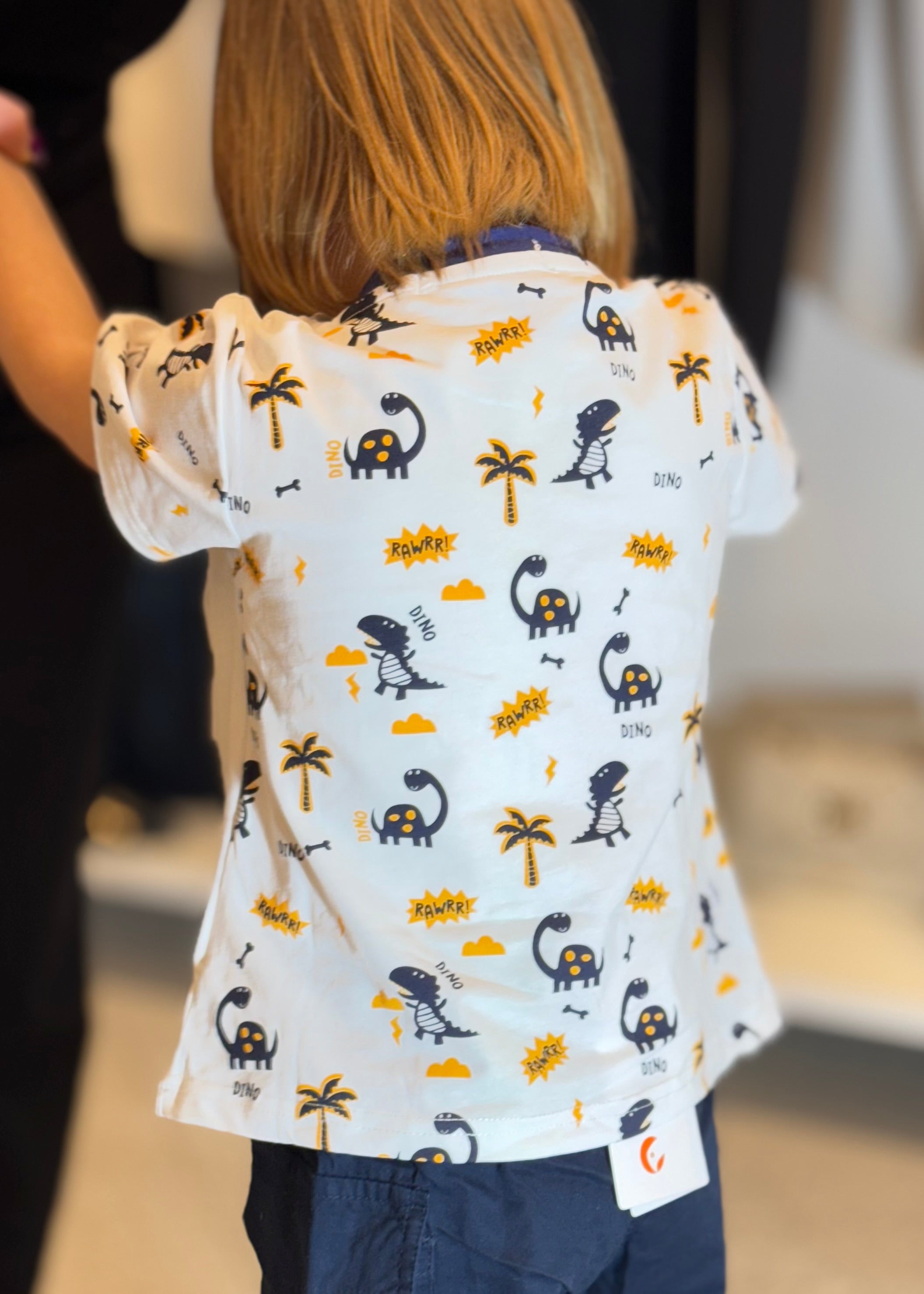 JAKY'S - SET COMPLETO - T-shirt bianca e short blu bambino