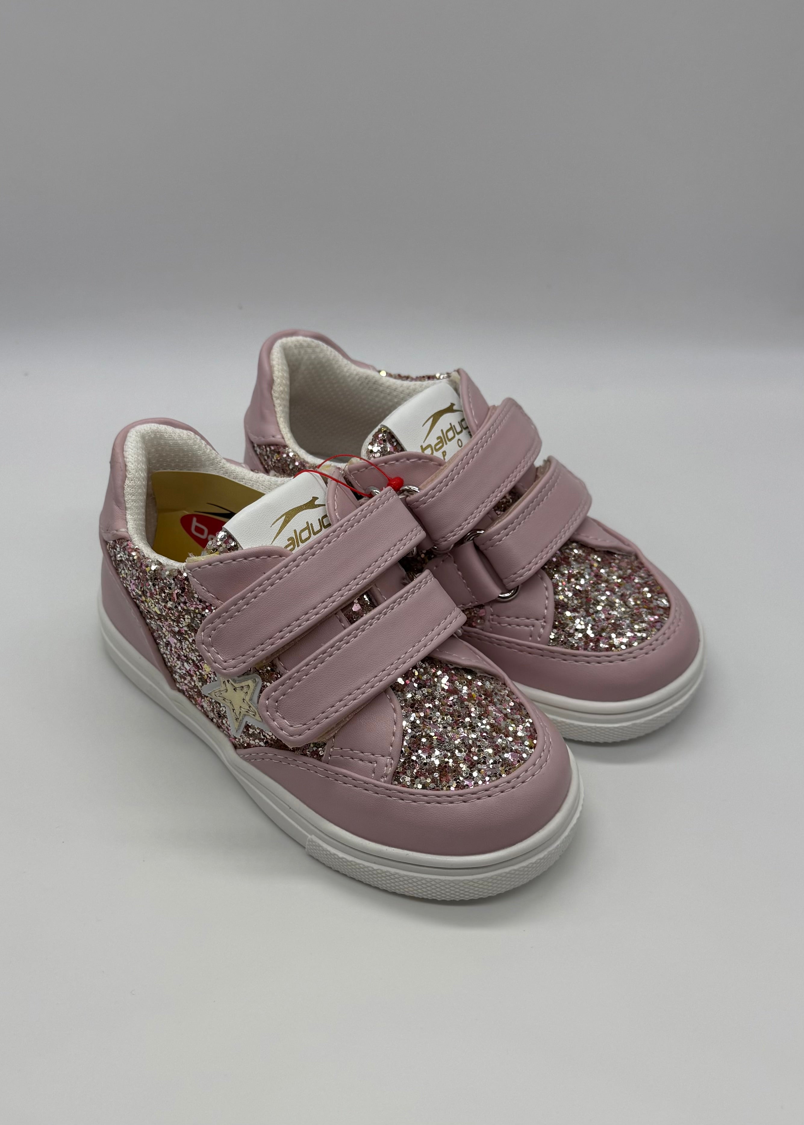 BALDUCCI SPORT - Sneakers rosa con glitter bambina