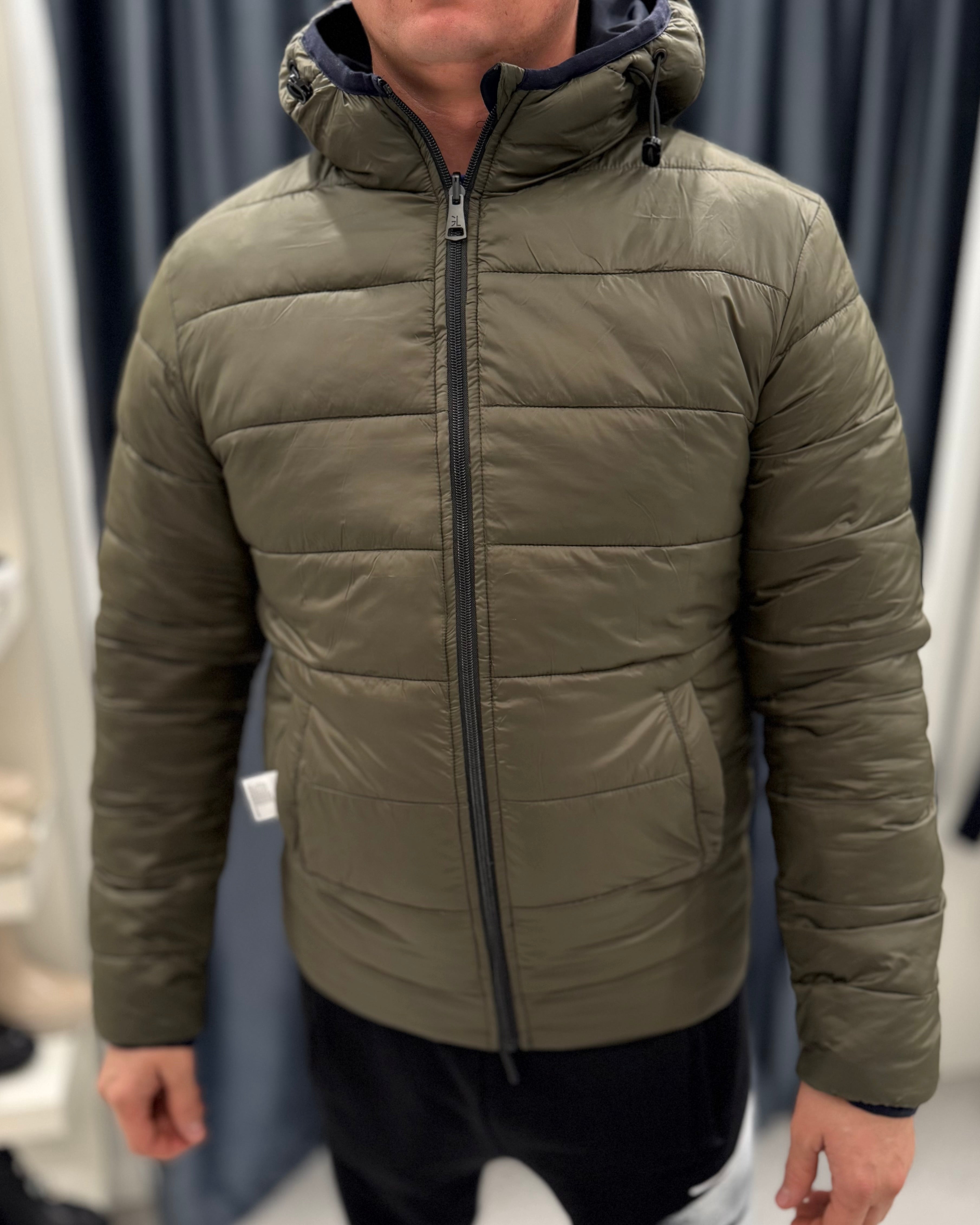 GIANNI LUPO - Giubbotto blu reversibile verde uomo