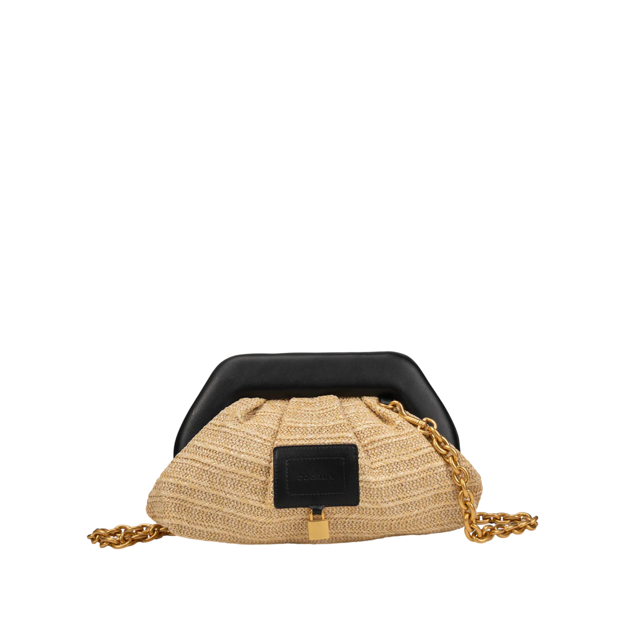 GIO CELLINI - Borsa clutch in rafia