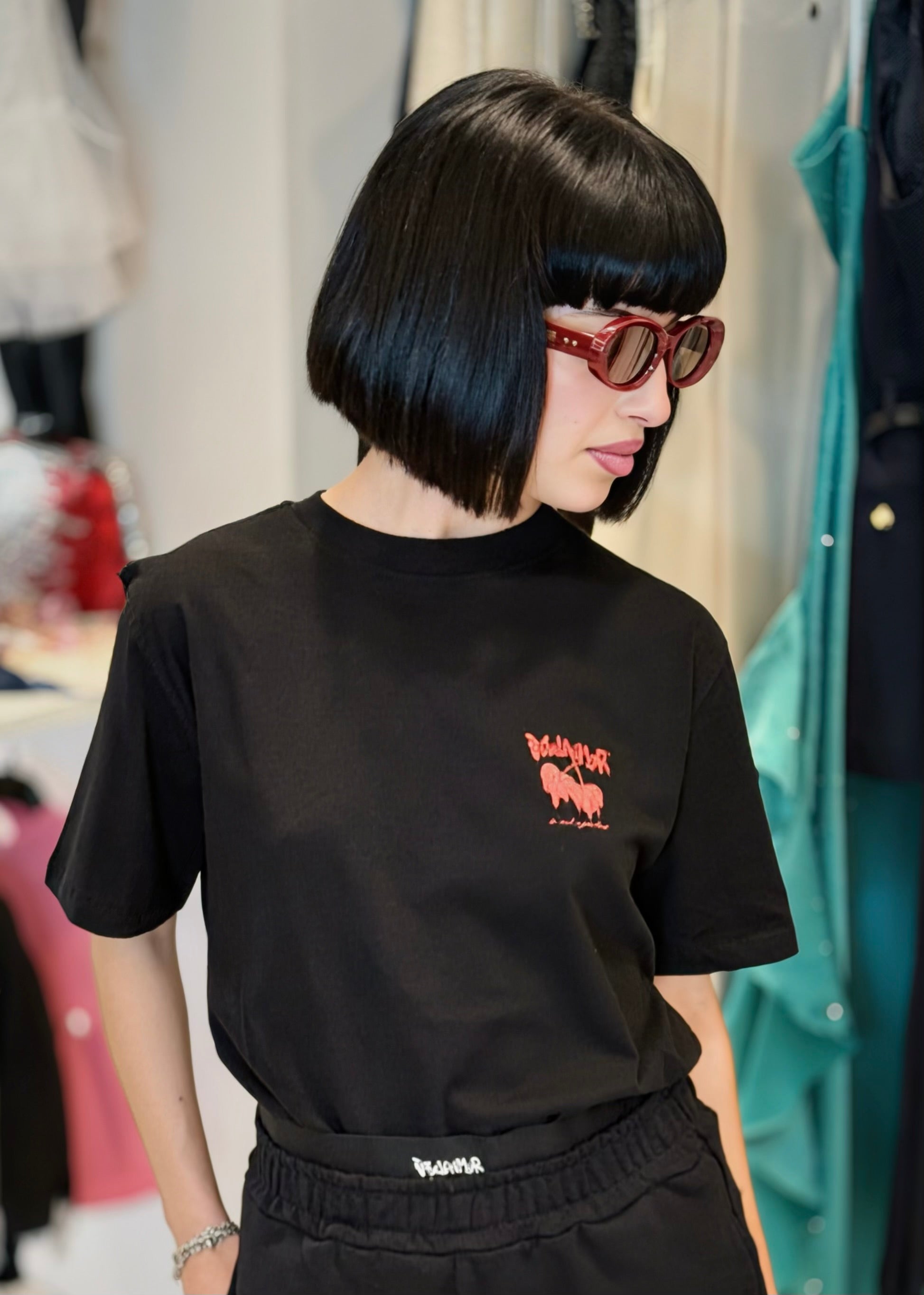 DISCLAIMER - T-shirt con ciliege donna