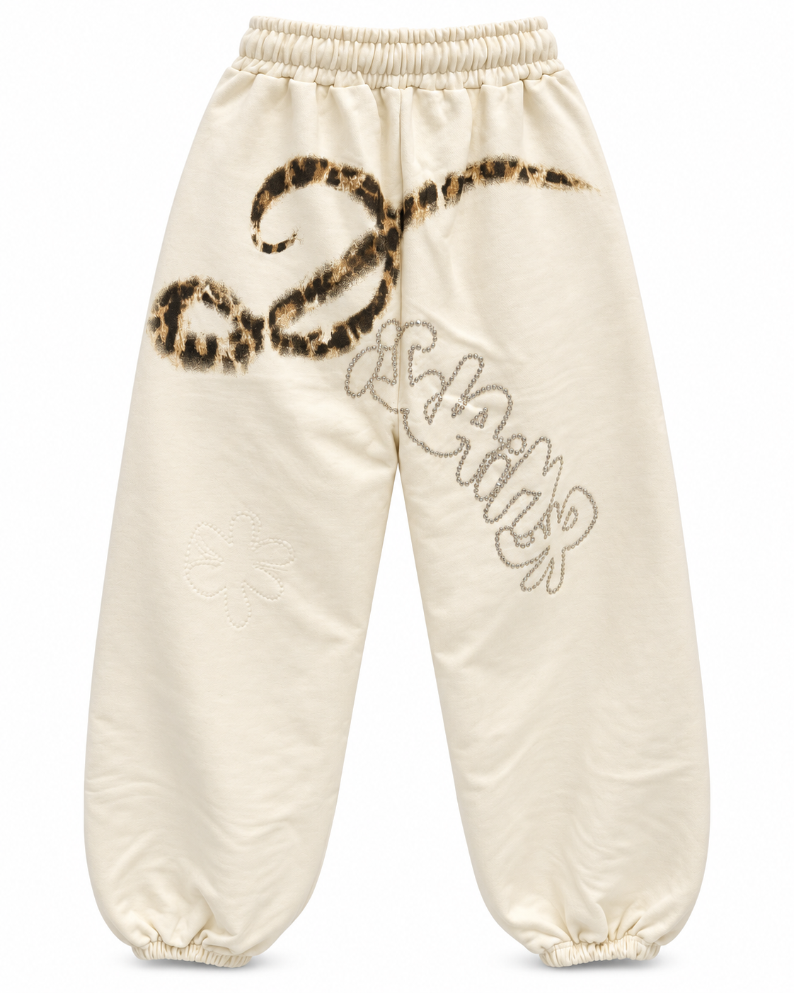DISCLAIMER - Pantalone con logo animalier donna