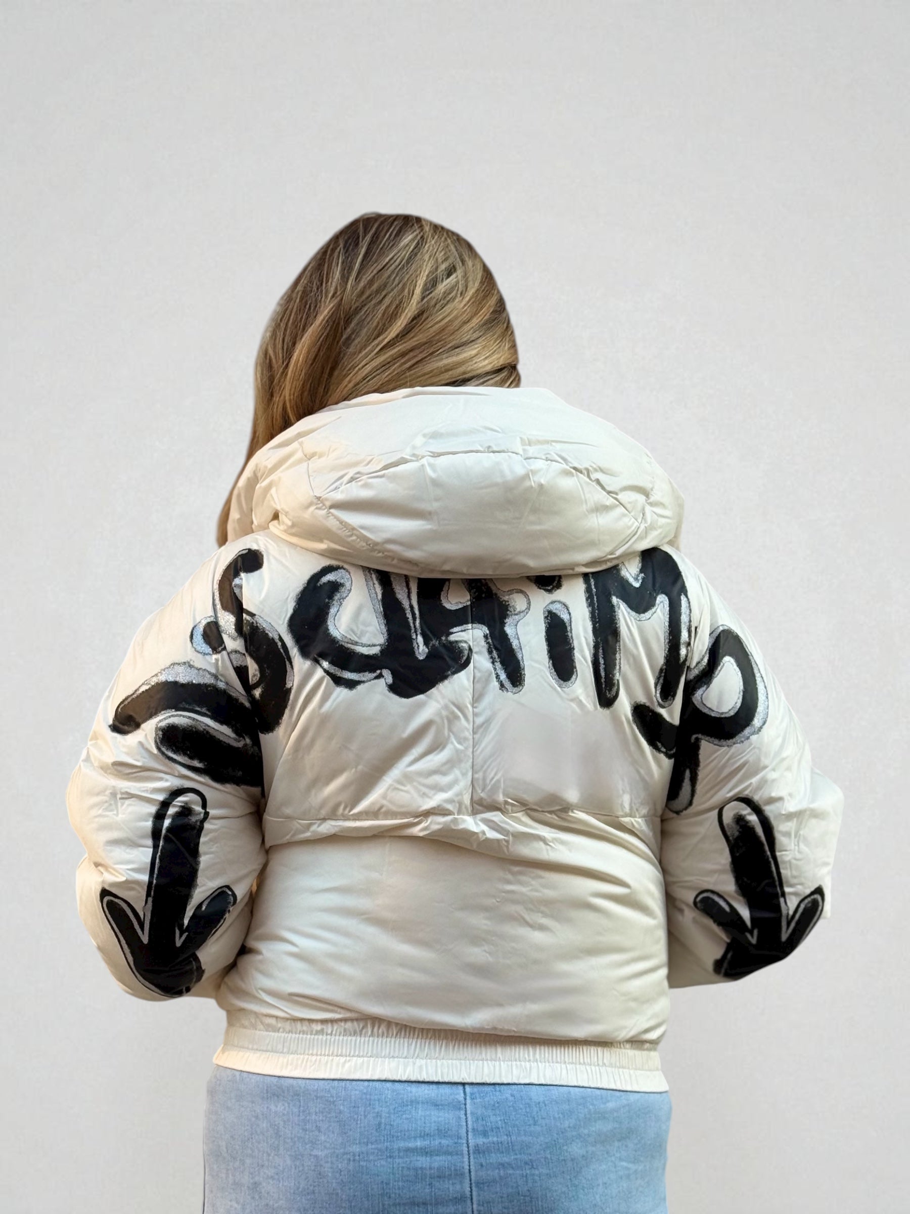 DISCLAIMER - Giubbotto con logo sul retro donna