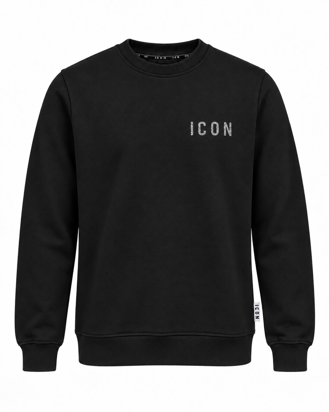 ICON - Felpa con logo glitter donna