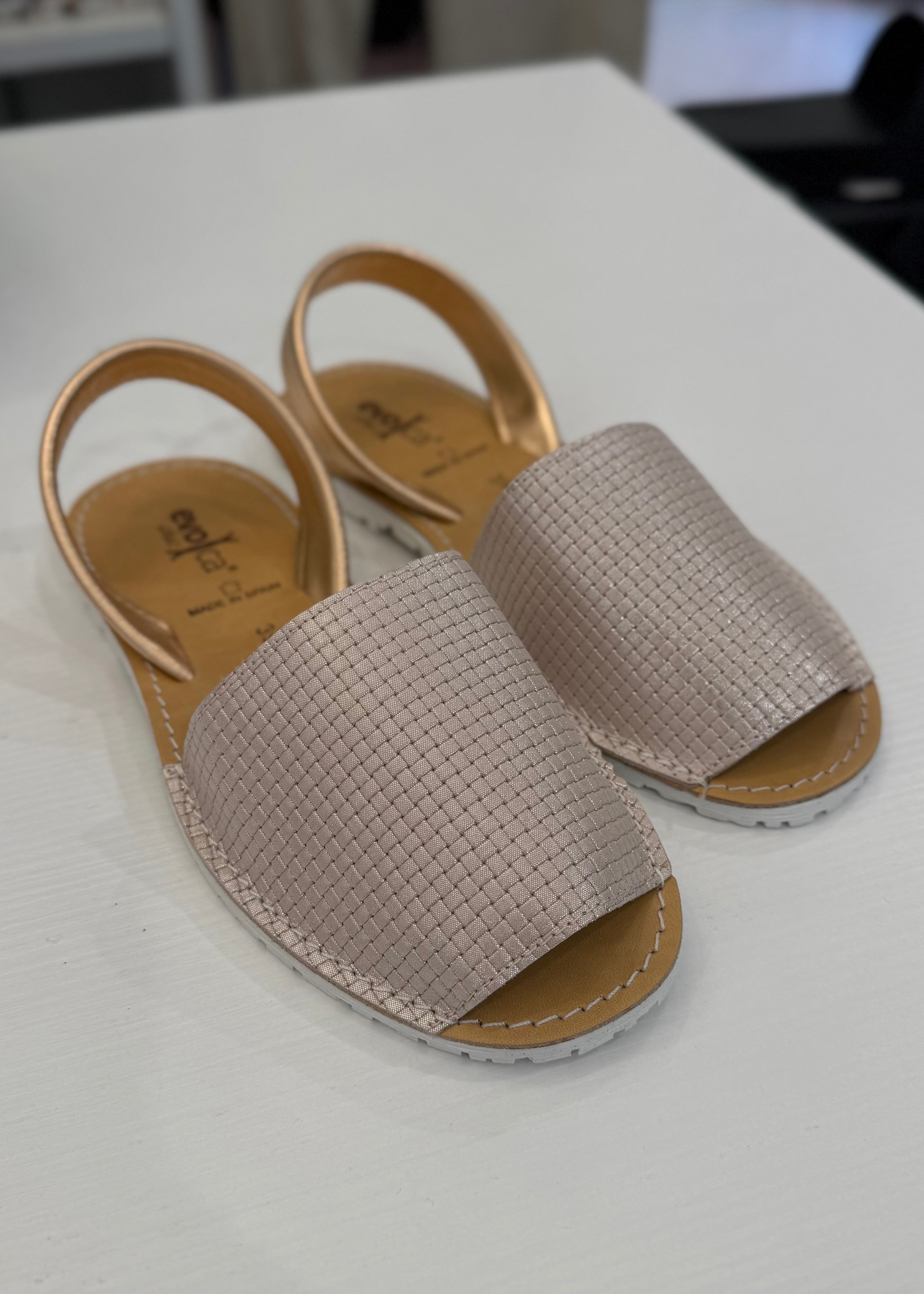 EVOCA - Minorchina cipria laminato donna