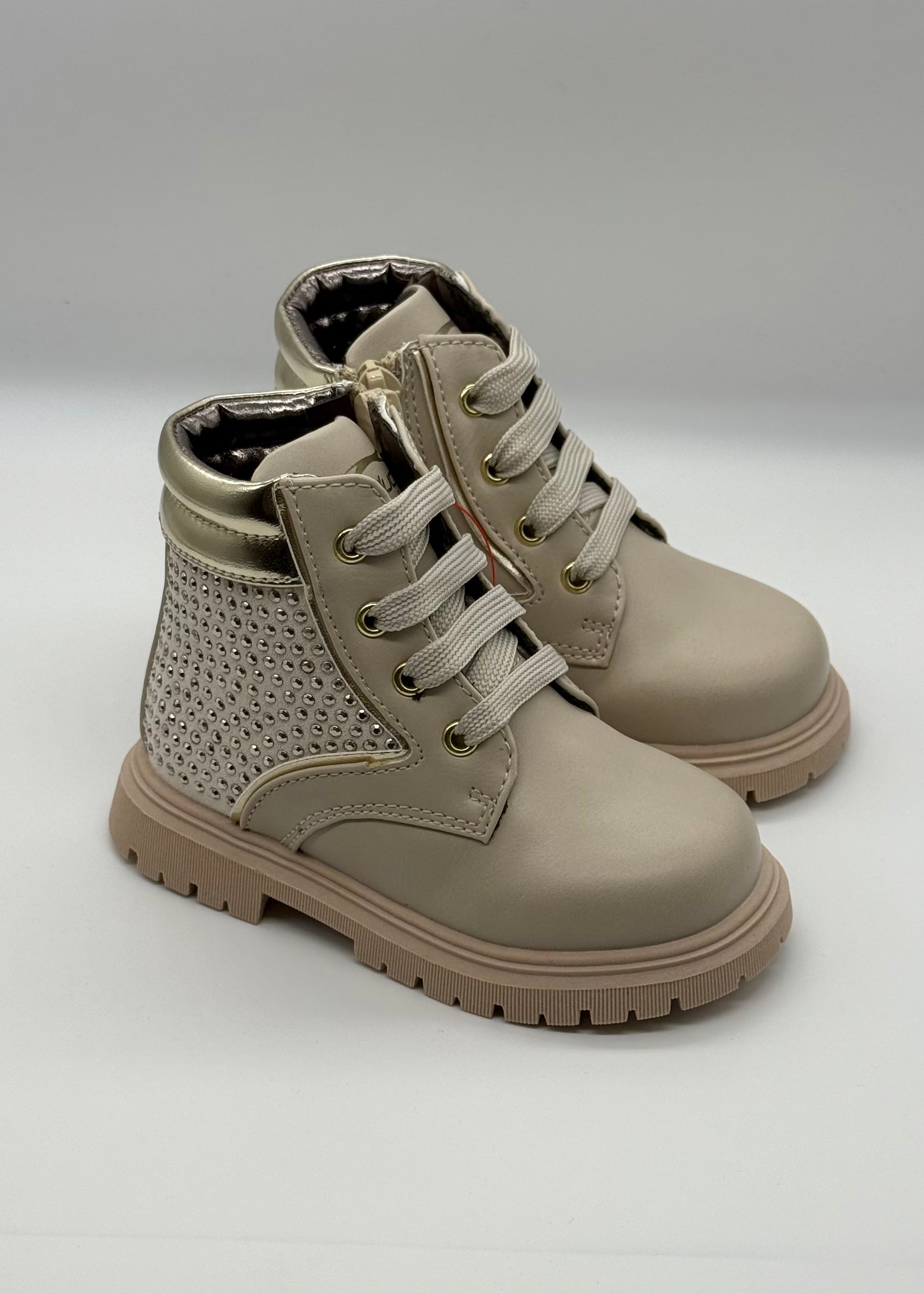 BALDUCCI SPORT - Anfibio beige con strass bambina