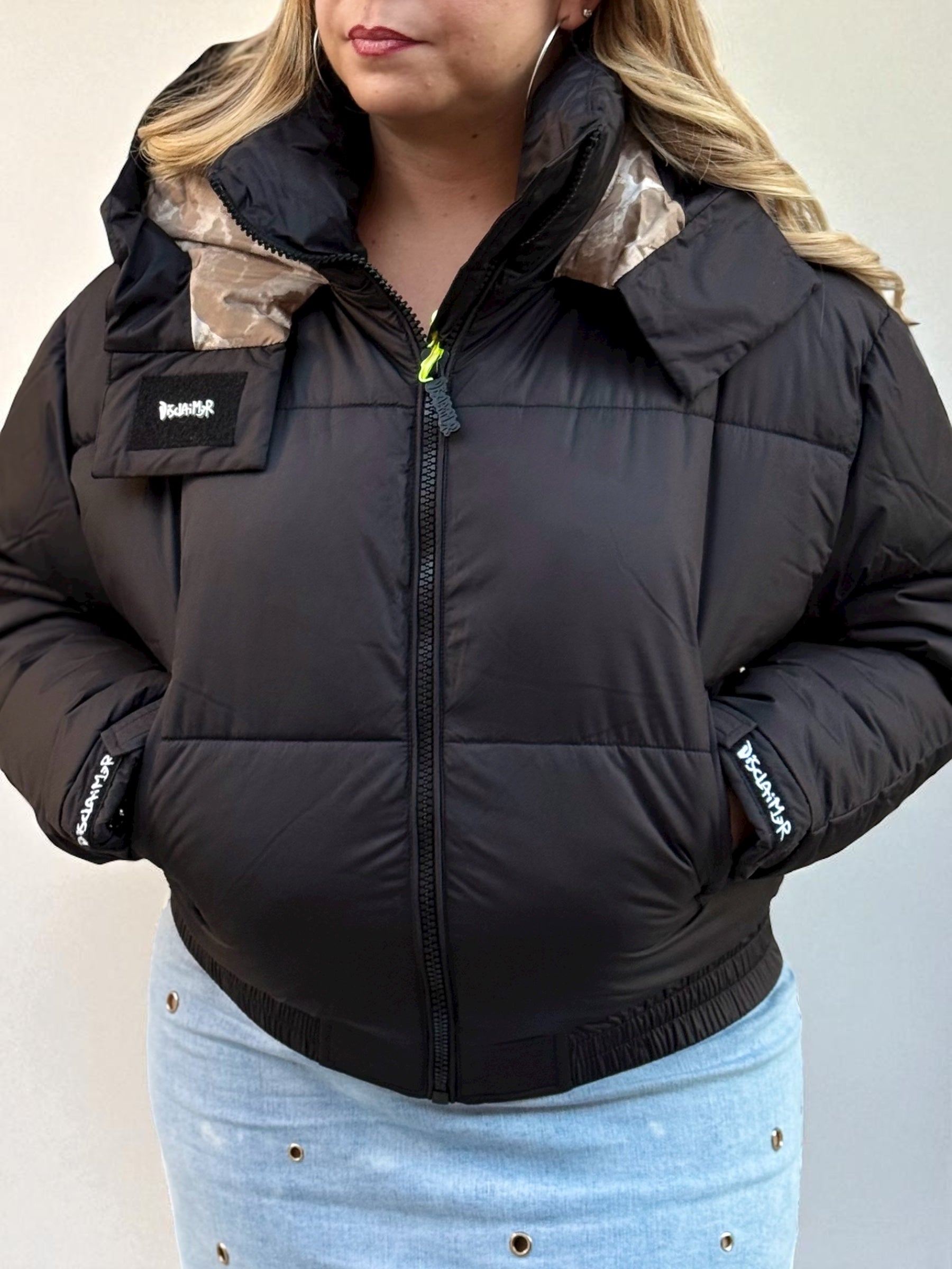 DISCLAIMER - Giubbotto con logo sul retro donna