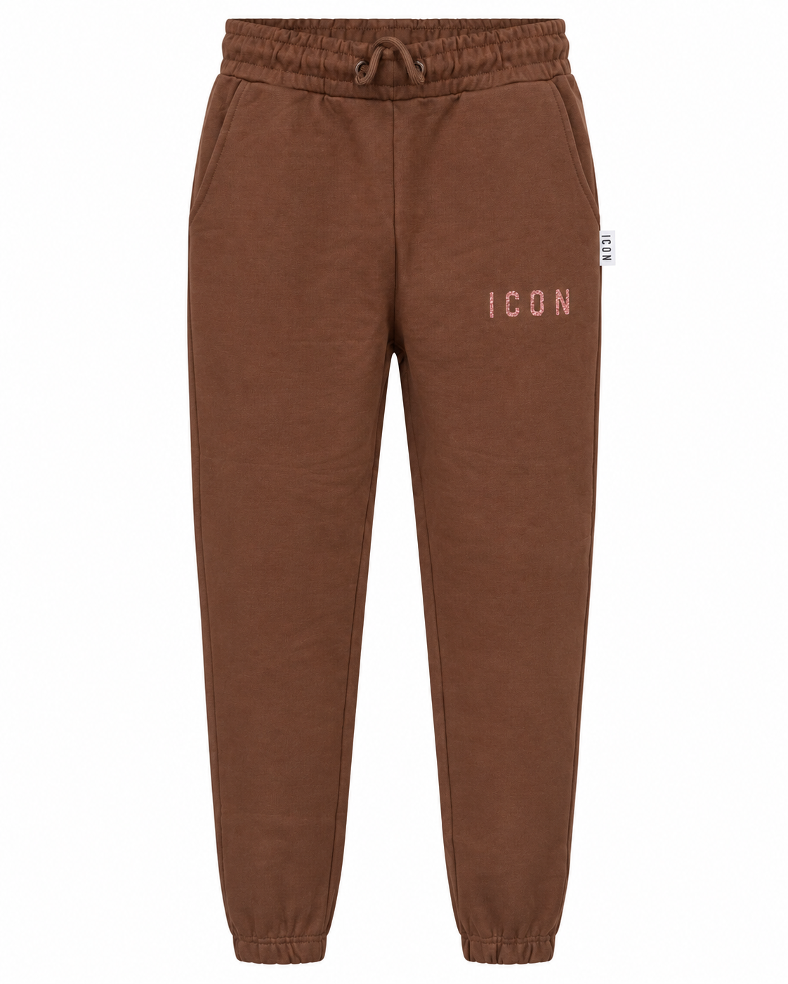 ICON - Pantalone con logo glitter donna