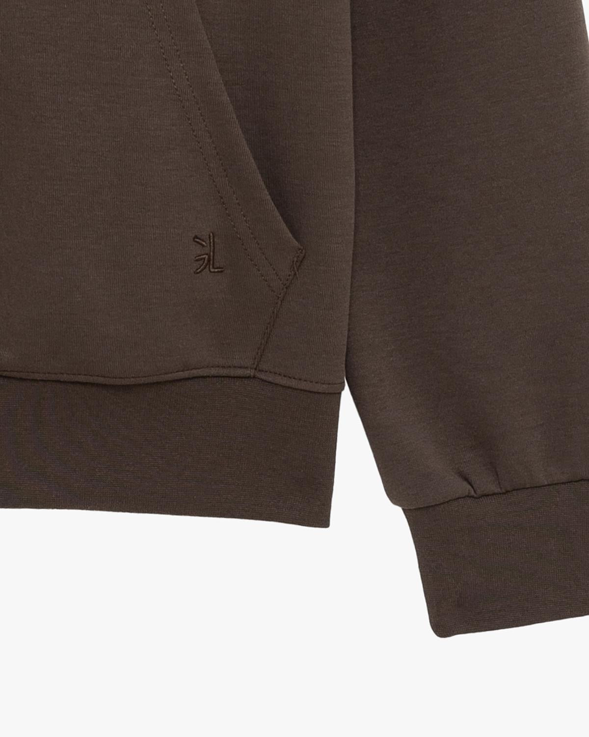 GIANNI LUPO - Felpa con zip e cappuccio uomo