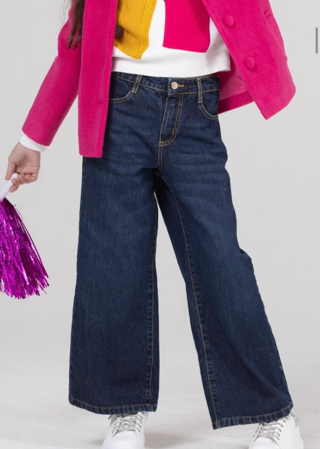 JANICE - Jeans a palazzo bambina