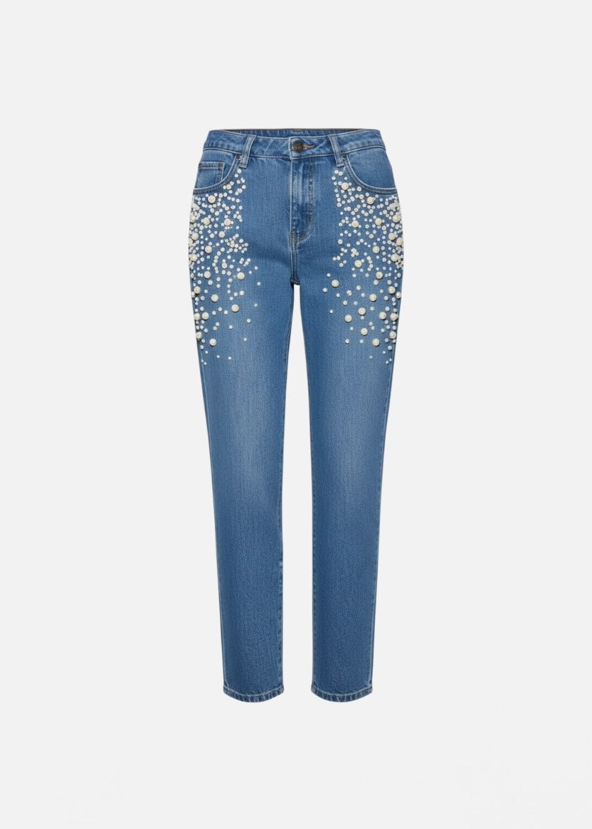 TRASH AND LUXURY - Jeans con applicazione donna