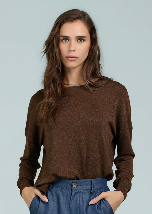 TAKE TWO - Maglia lurex donna