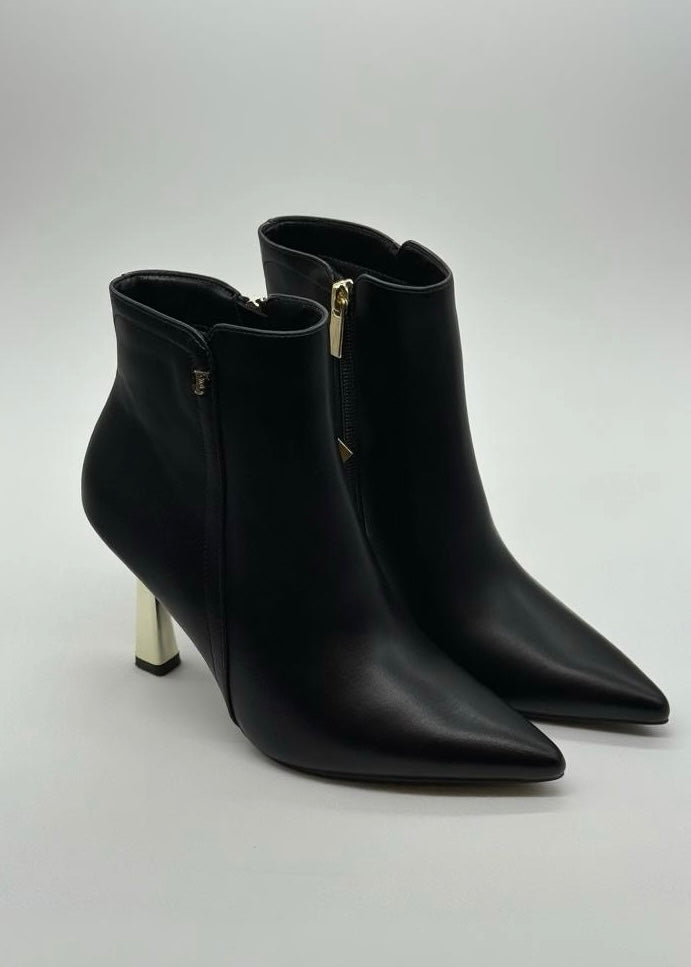 FERRE - Stivaletto con tacco oro placcato donna