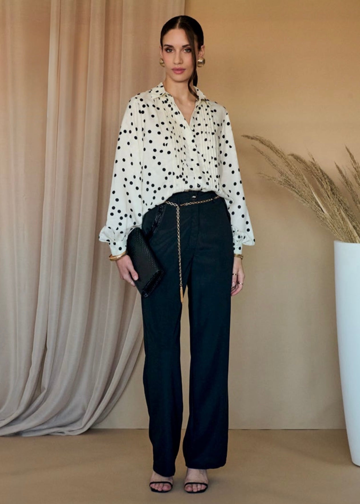 INFLUENCER - Pantalone con paillettes donna