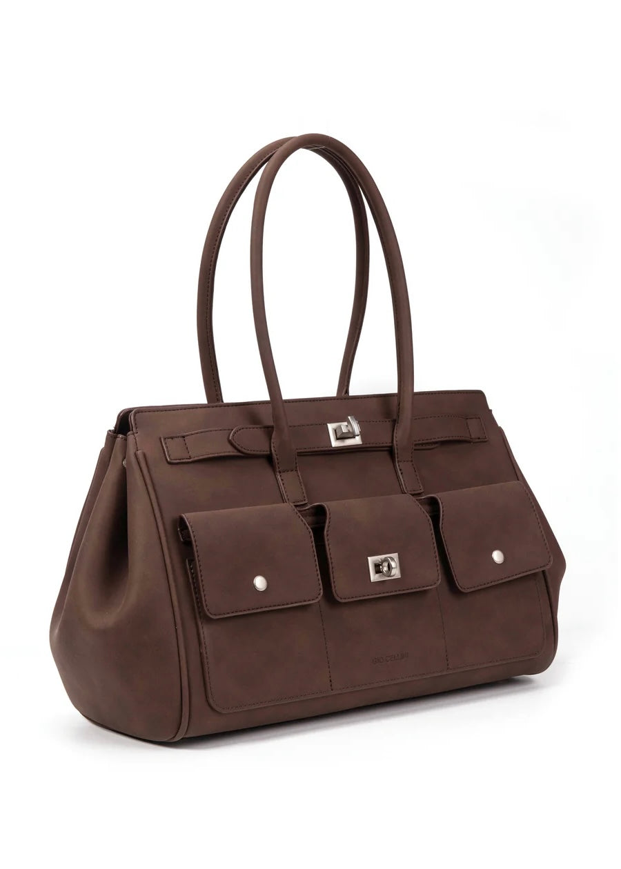 GIO CELLINI - Maxi bag in ecopelle