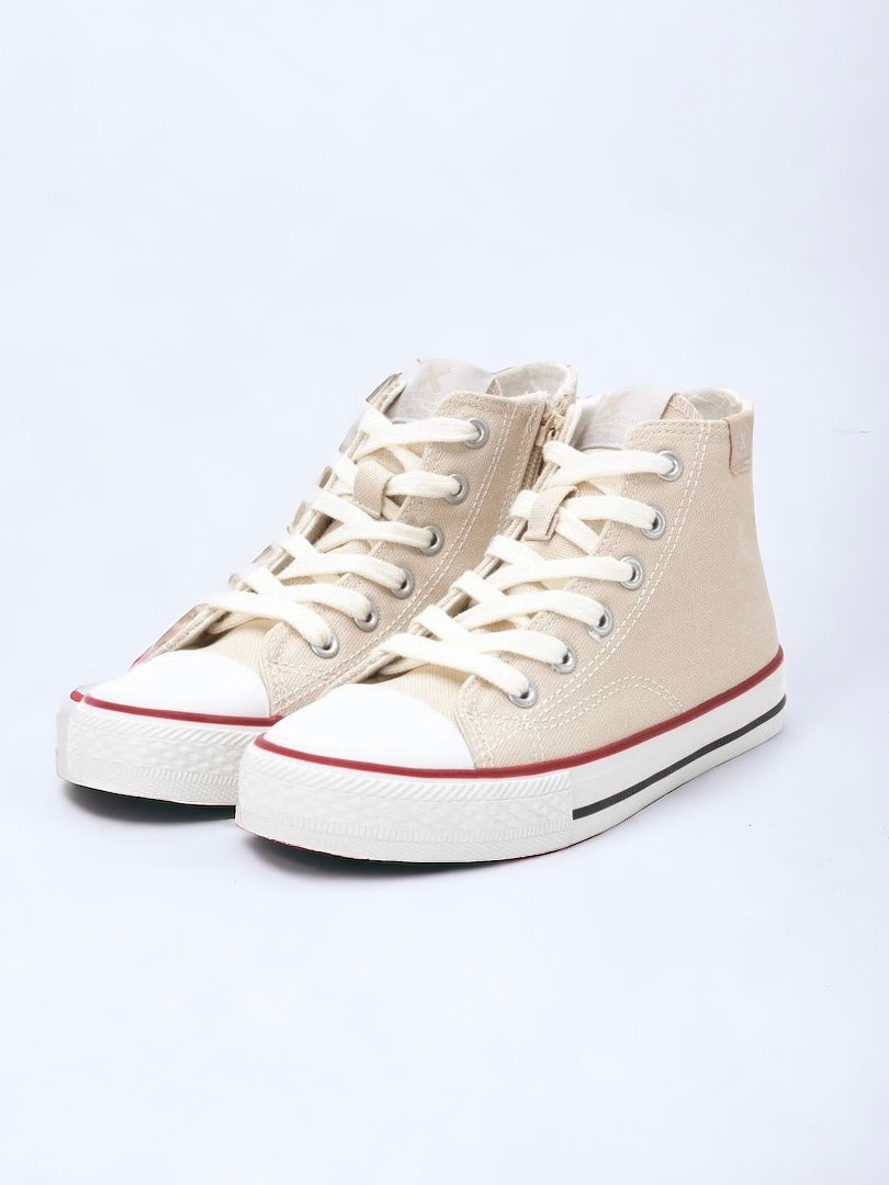 XTI - MEMORY FOAM - Sneakers alta beige in tela bambino/a