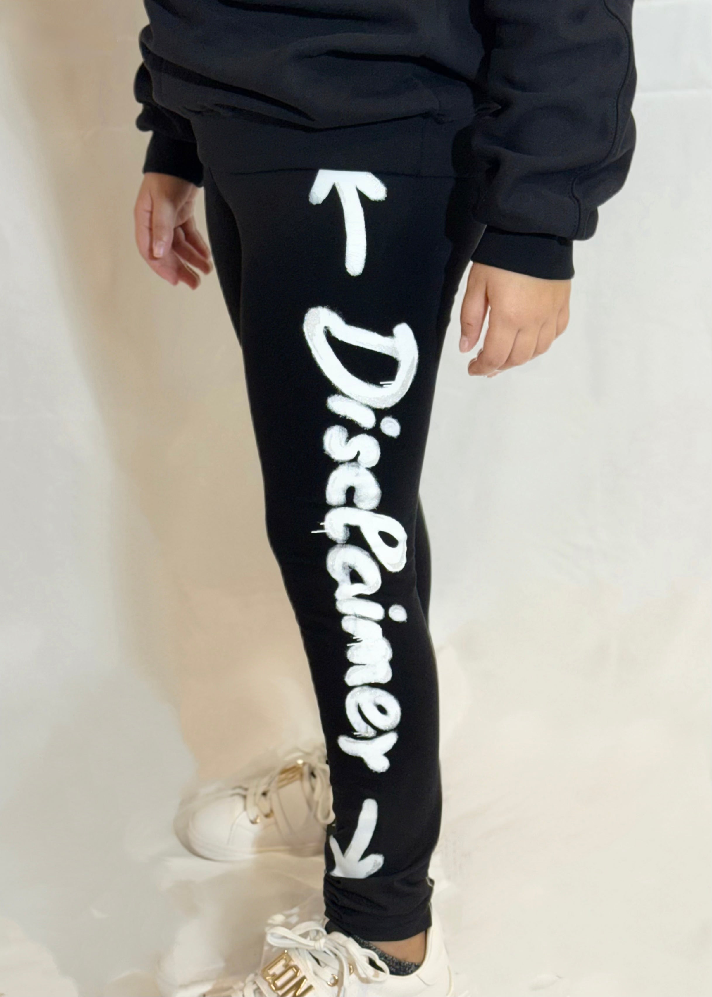 DISCLAIMER - Leggings con logo bambina