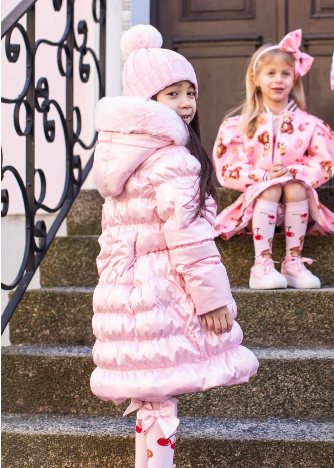 A-DEE - Giubbotto rosa bambina