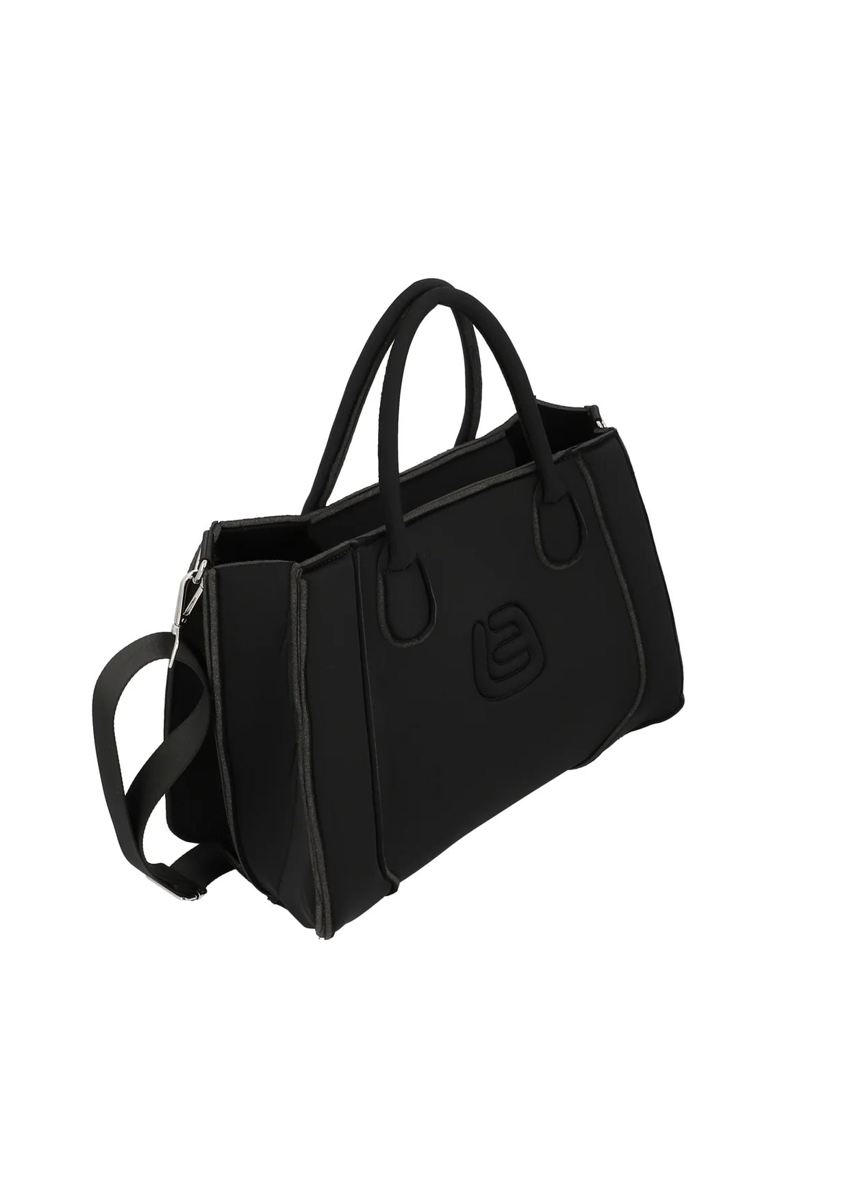 LA FILLE DES FLEURS - Borsa FLAVIA TEKNO FABRIC in neoprene