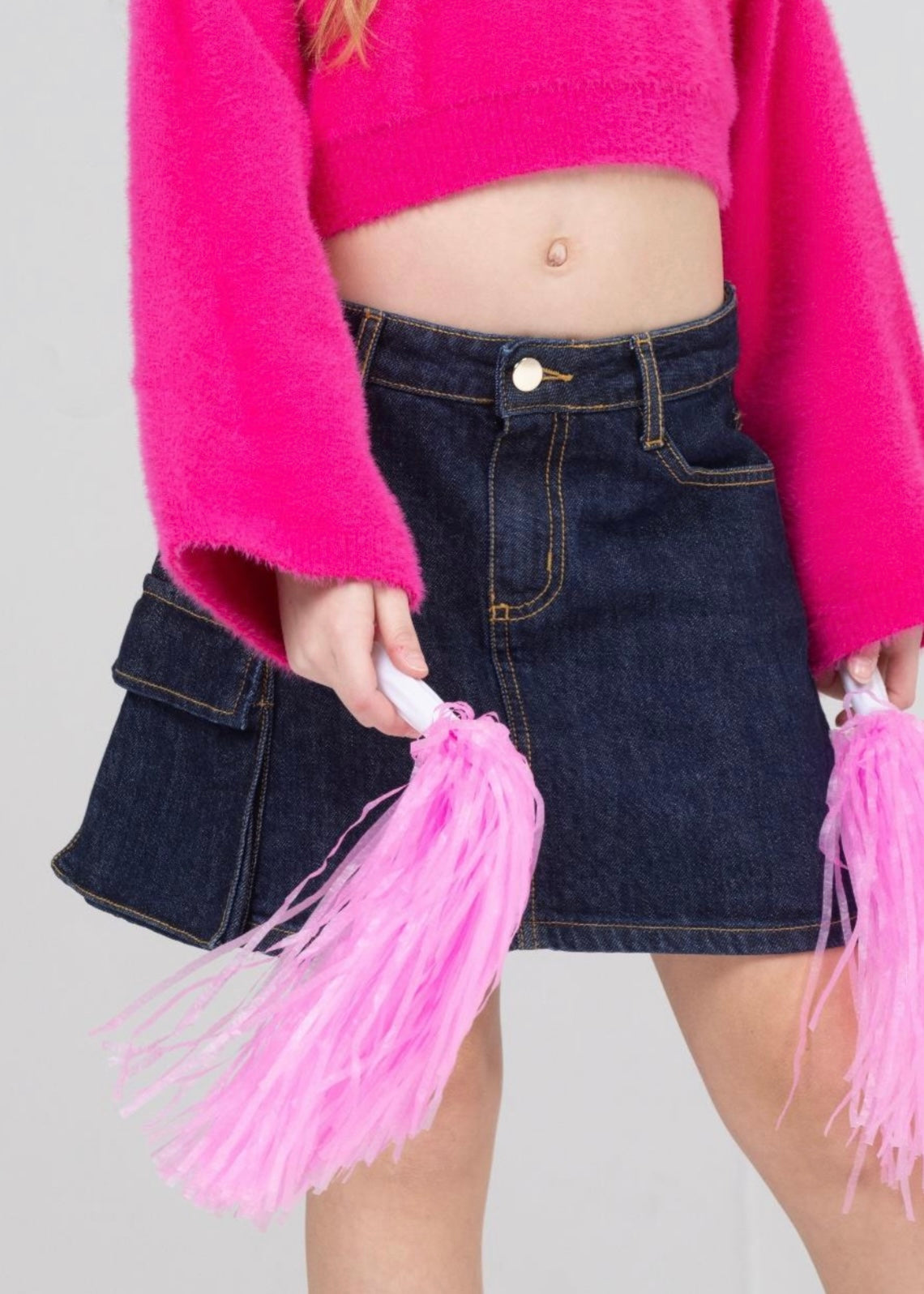 JANICE - Gonna con tascone bambina