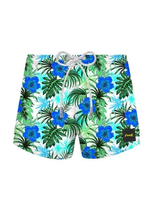 F**K - Costume bianco a fantasia uomo