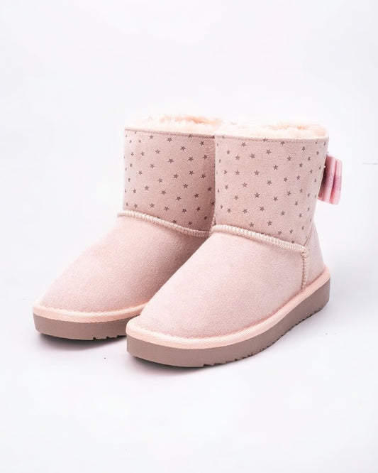 XTI - MEMORY FOAM - Stivaletto senza lacci con fiocco sul retro rosa bambina