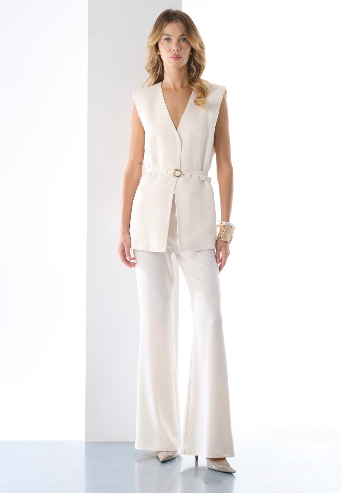 JE-NE - Tailleur smanicato donna