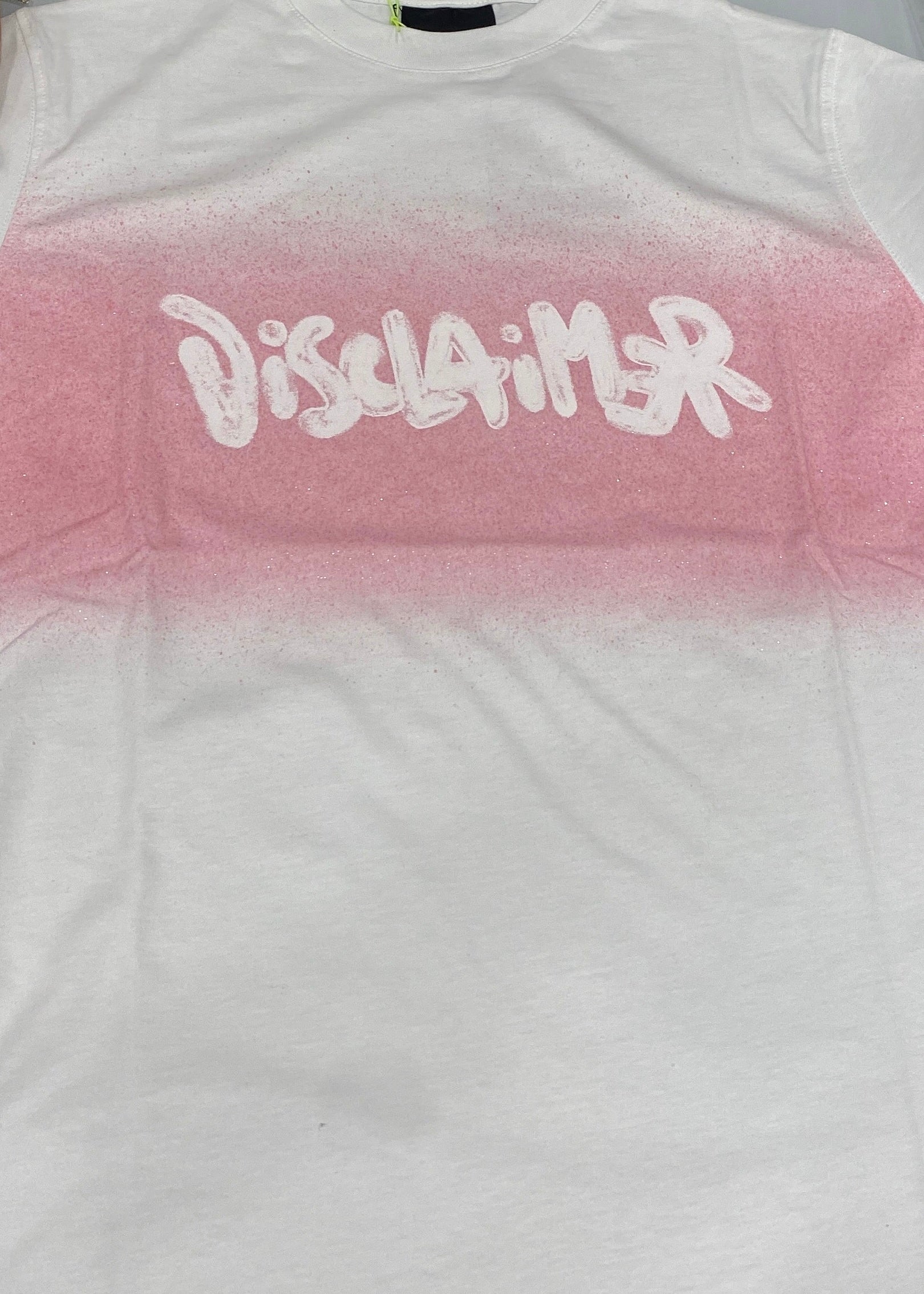 DISCLAIMER - T-shirt con logo lurex donna