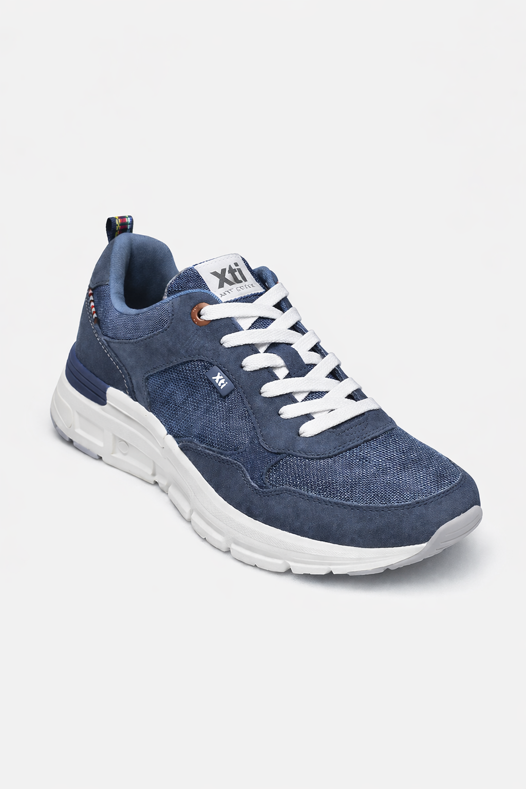 XTI - MEMORY FOAM - Sneakers con dettagli gialli e suola ammortizzata uomo