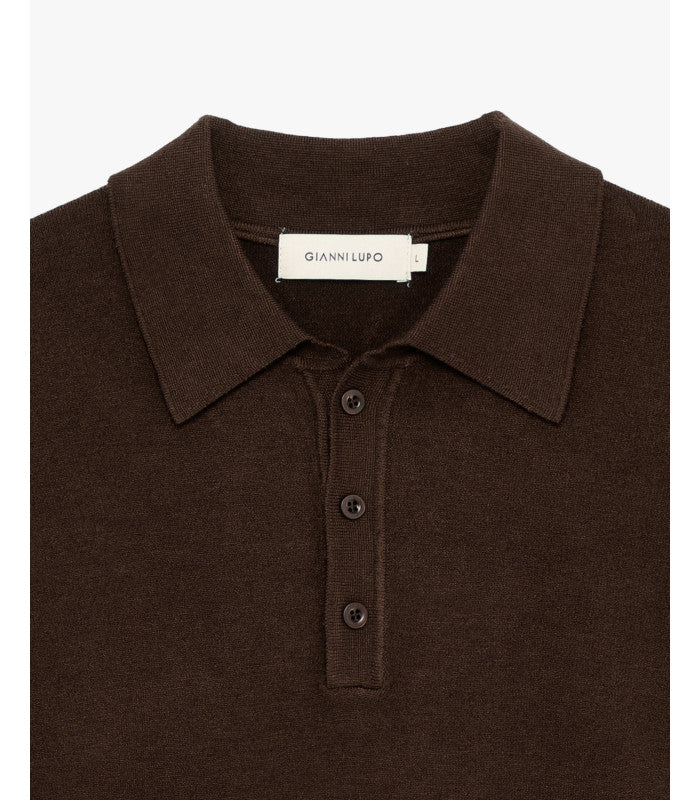 GIANNI LUPO - Polo in lana rasata uomo