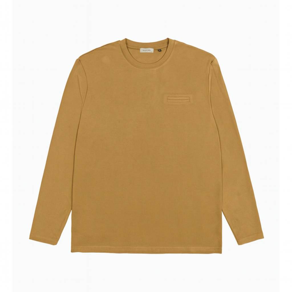 GIANNI LUPO - T-shirt manica lunga con taschino uomo