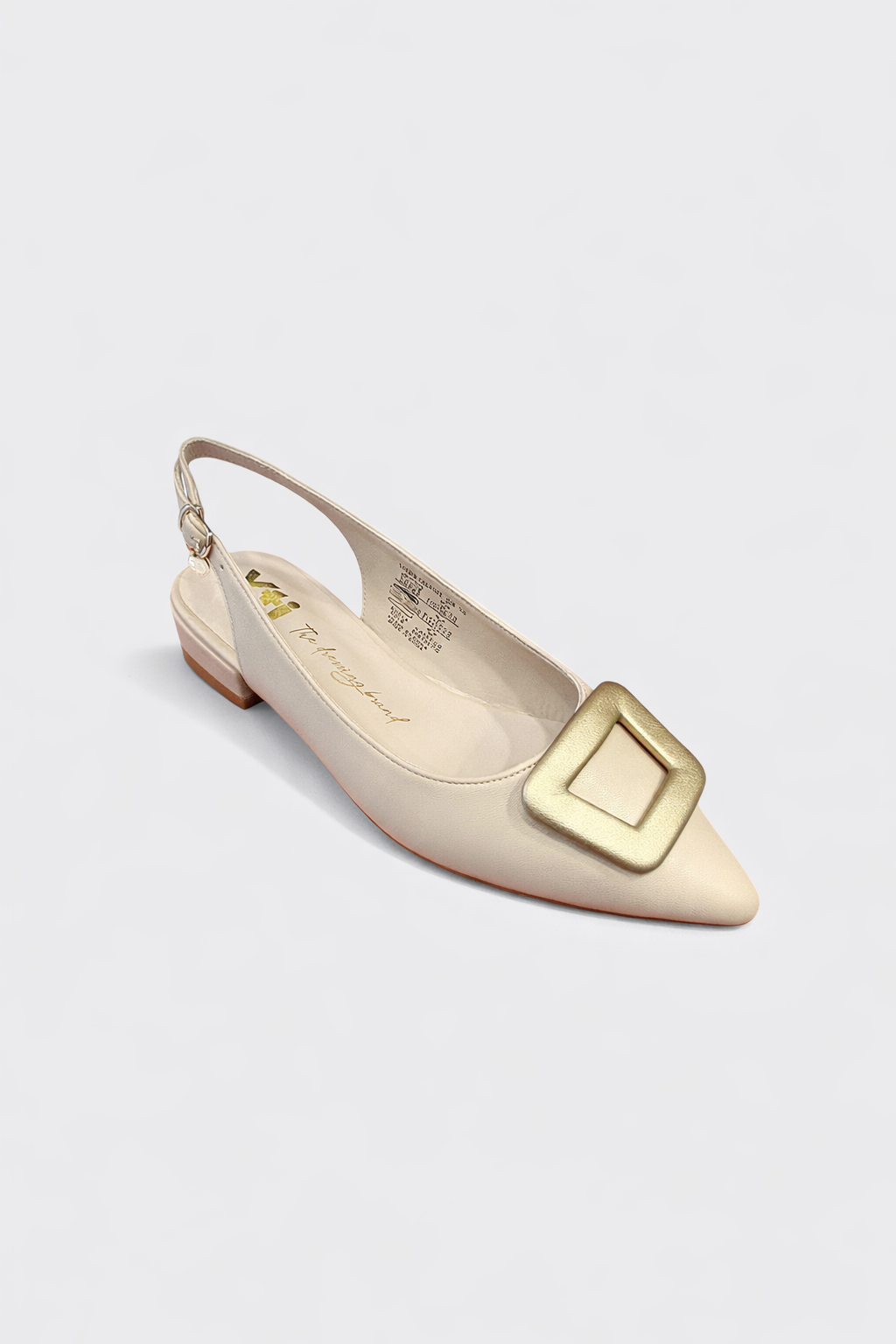 XTI - MEMORY FOAM - Slingback con dettaglio fibbia oro donna