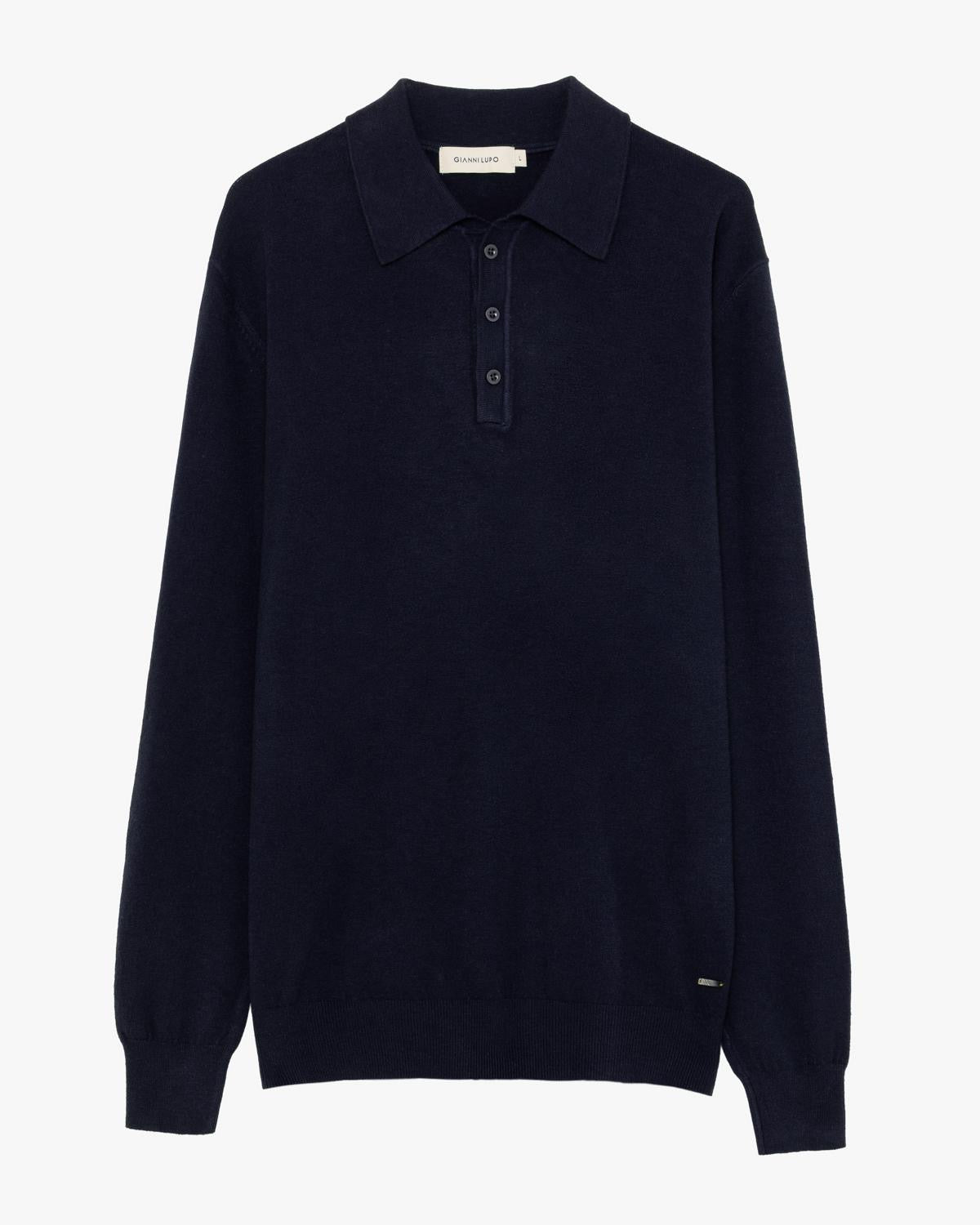 GIANNI LUPO - Polo in lana rasata uomo