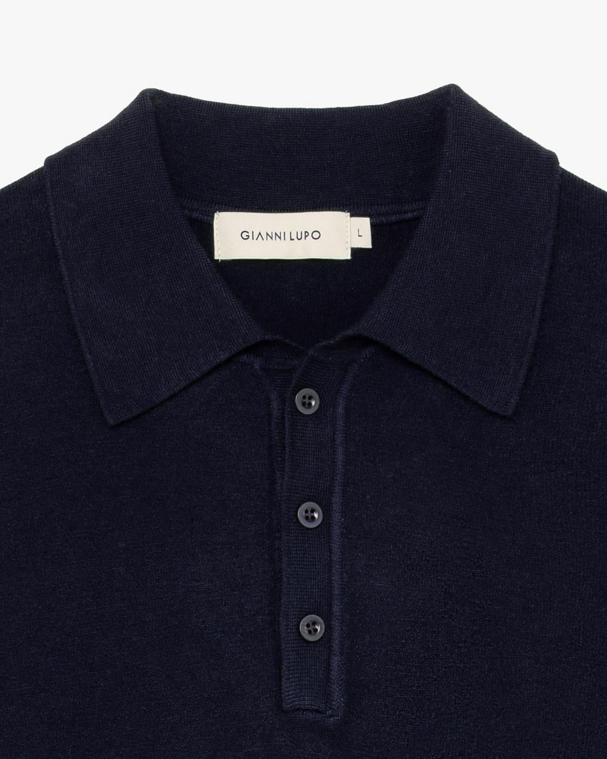 GIANNI LUPO - Polo in lana rasata uomo