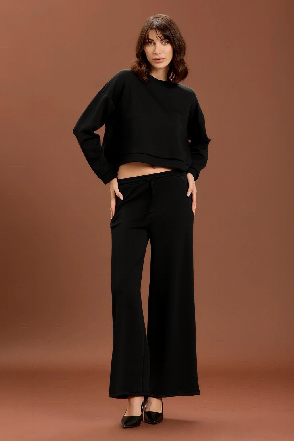 TAKE TWO - Pantalone a palazzo sportivo donna