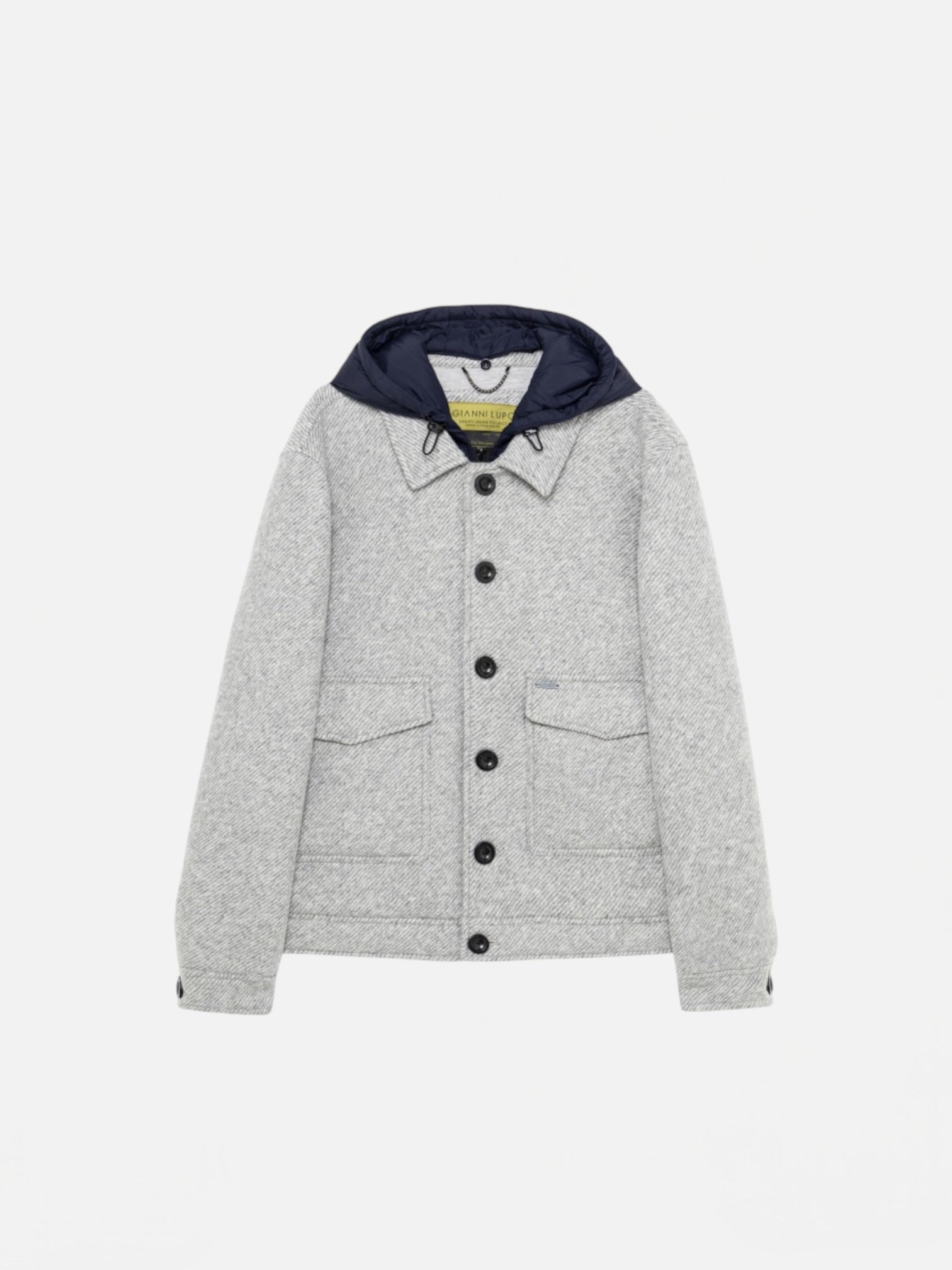 GIANNI LUPO - Giubbotto giacca grigio uomo