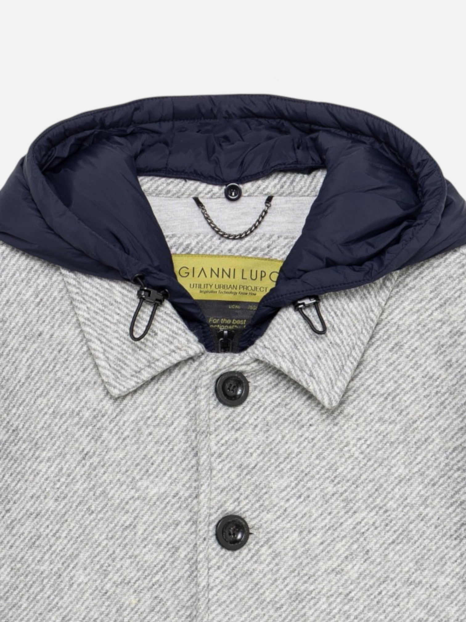 GIANNI LUPO - Giubbotto giacca grigio uomo