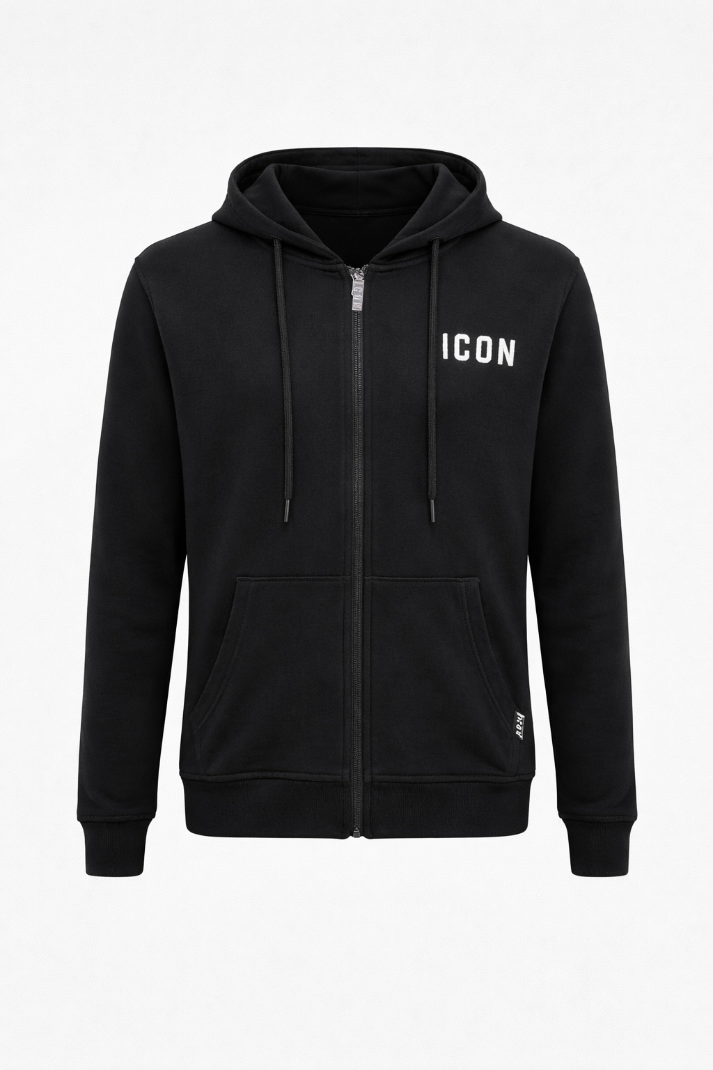 ICON - Felpa con zip e cappuccio uomo