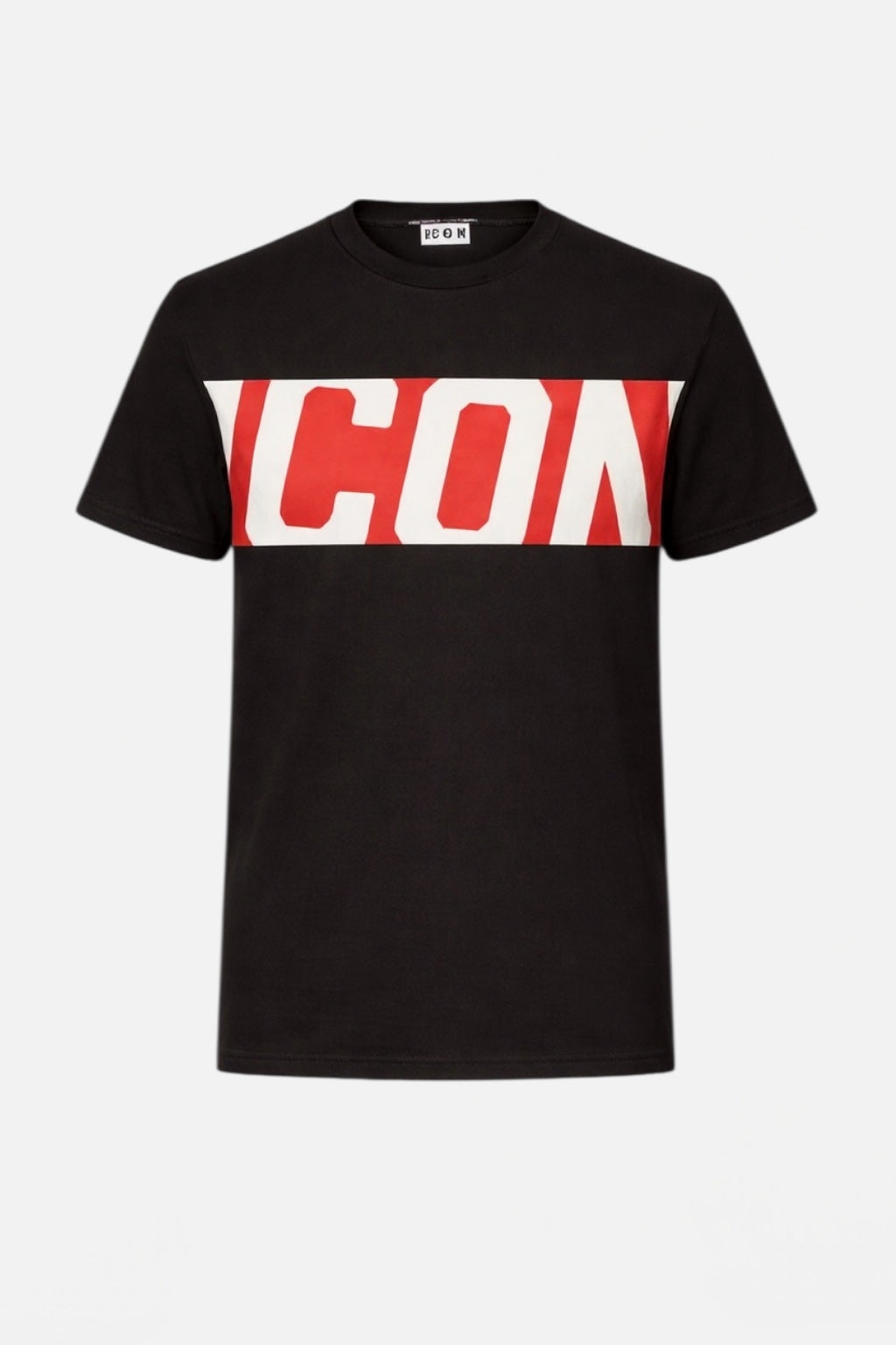 ICON - T-shirt bicolor maxi logo uomo