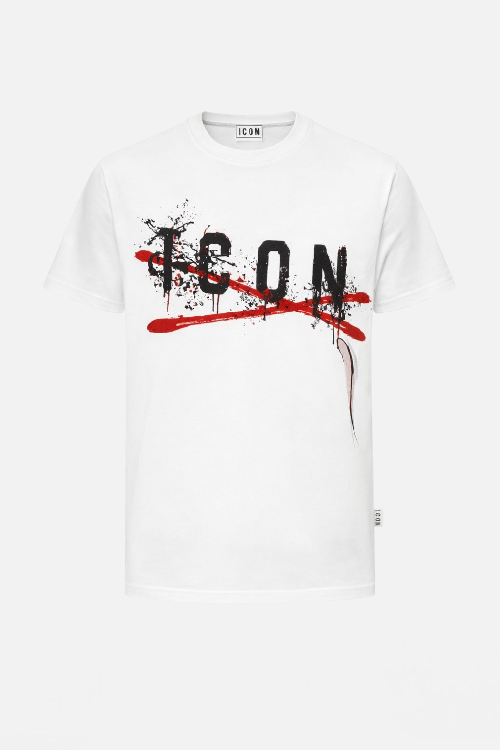 ICON - T-shirt con stampa red uomo