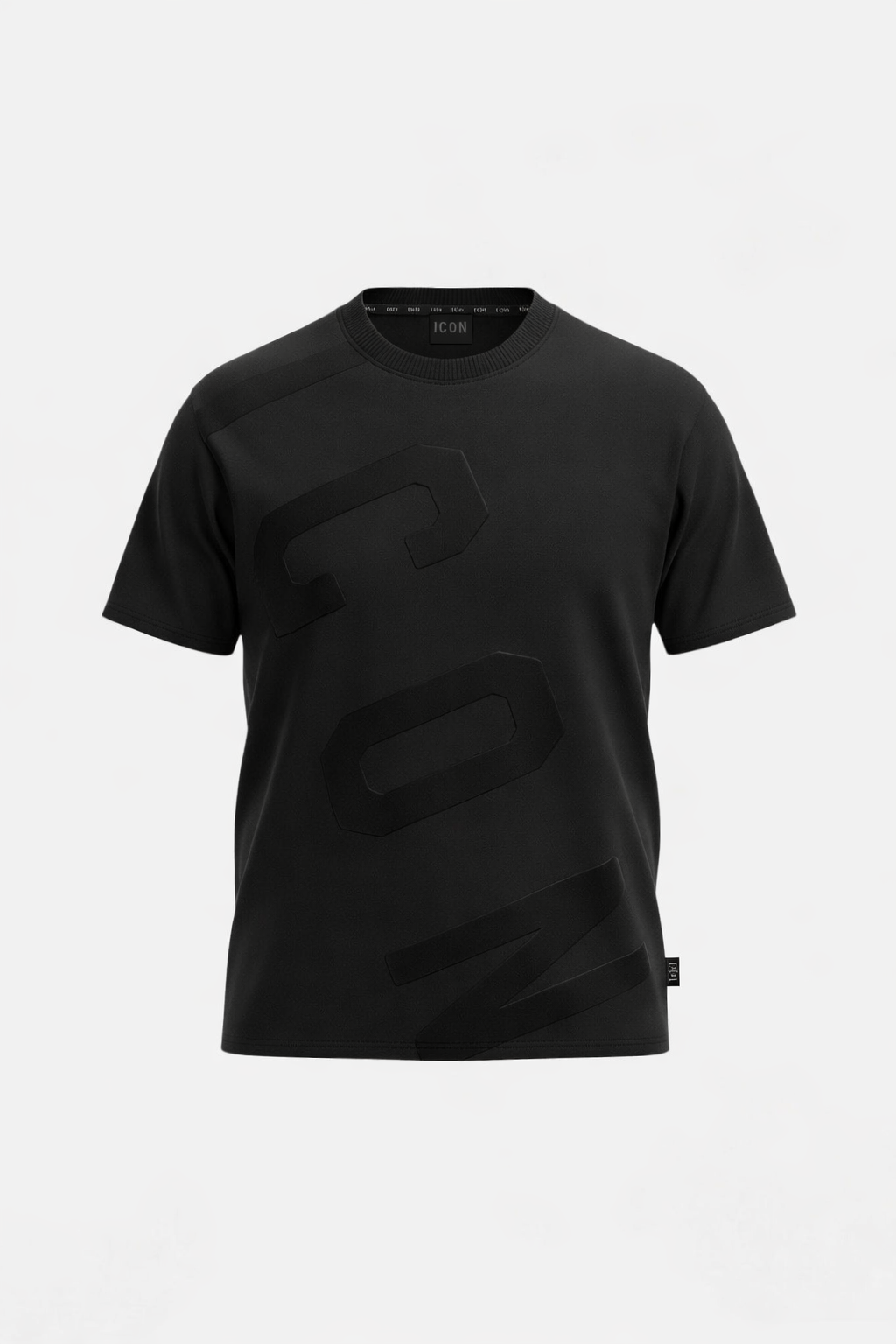 ICON - T-shirt con logo trasversale uomo