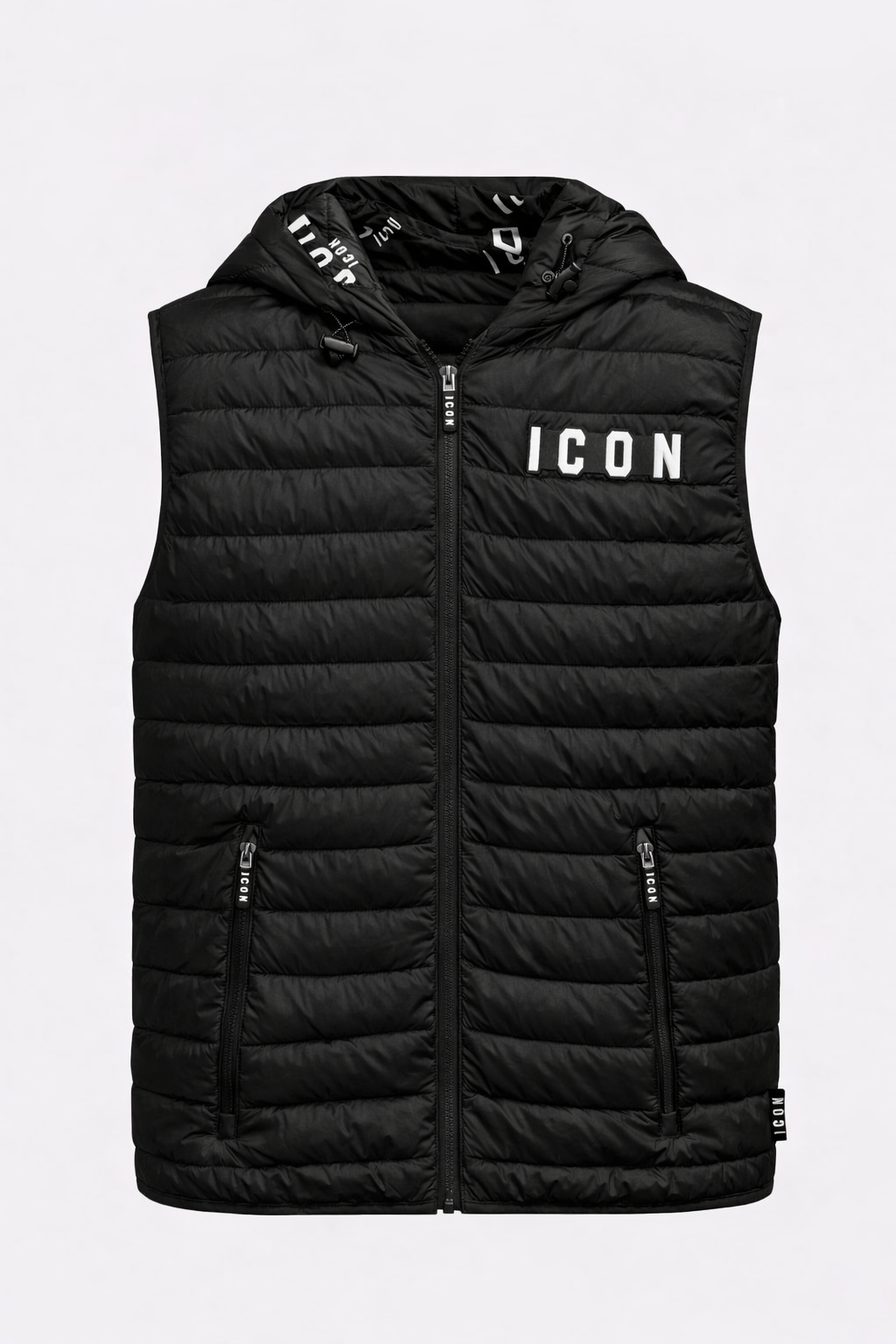 ICON - Giubbotto smanicato con logo uomo