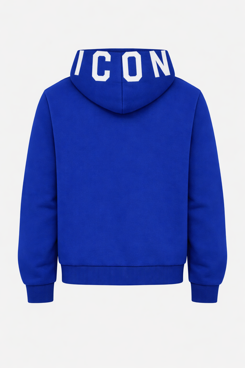 ICON - Felpa con zip con maxi logo sul retro bambino