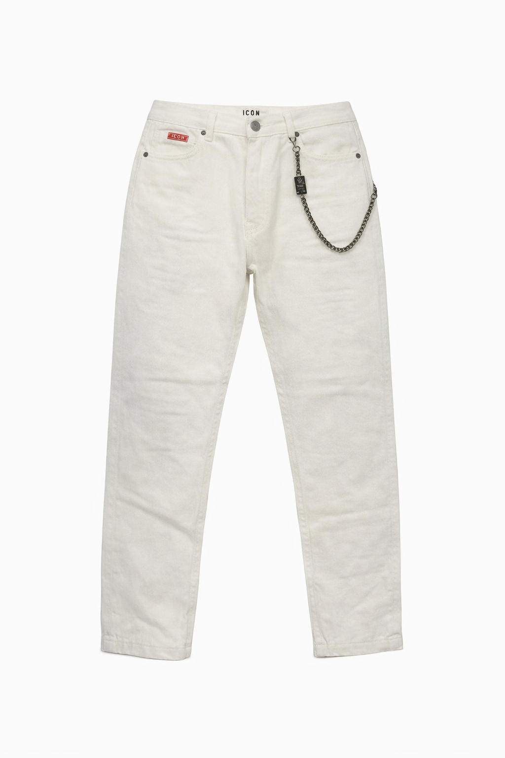 ICON - Jeans con logo su tasca uomo